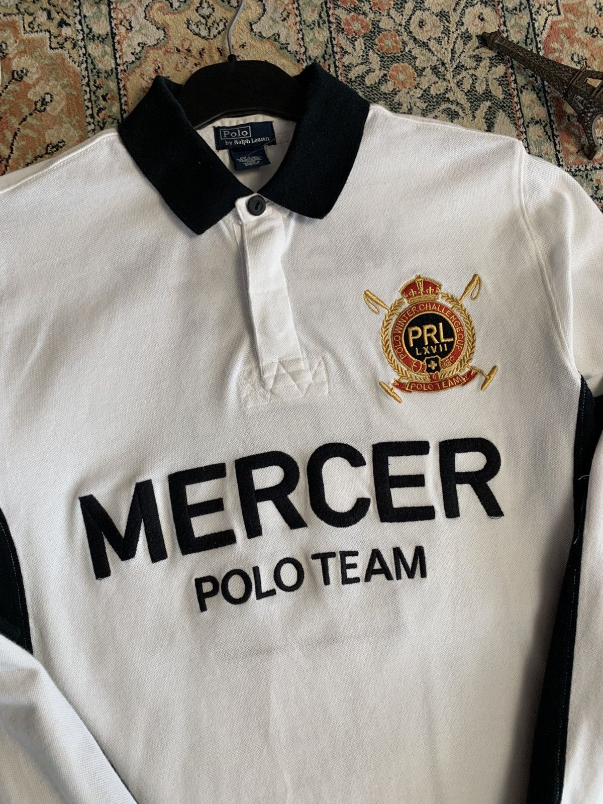 Polo Ralph Lauren × Ralph Lauren × Vintage Vintage Polo Ralph Lauren Mercer polo Rugby Long sleeve Size US S / EU 44-46 / 1 - 6 Thumbnail