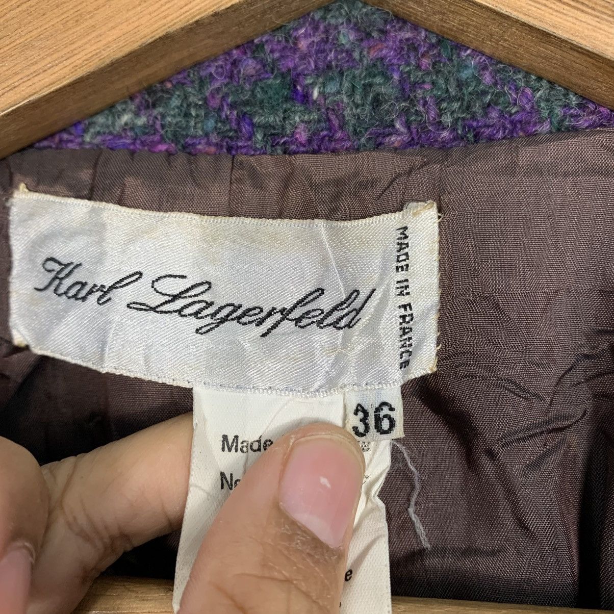 Karl Lagerfeld Karl Lagerfeld Double Breasted Women Jacket Size XS / US 0-2 / IT 36-38 - 15 Thumbnail