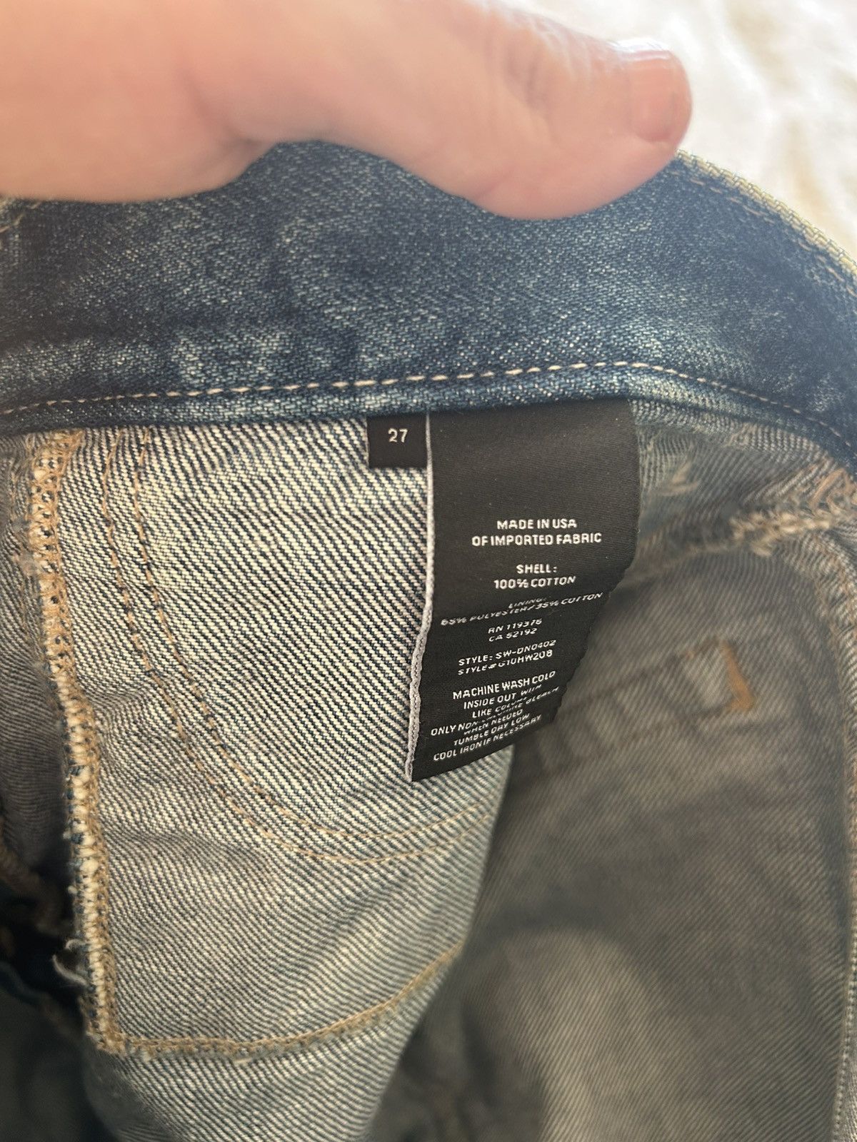 Helmut Lang Helmut Lang Inside Out Jeans Size US 27 - 5 Thumbnail