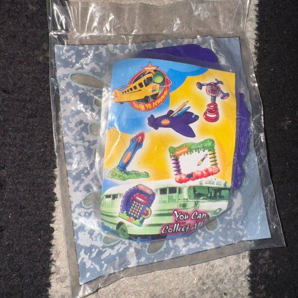 Nickelodeon Nickelodeon Back To School Calculator #5 - 1999 Burger King Size ONE SIZE - 6 Thumbnail