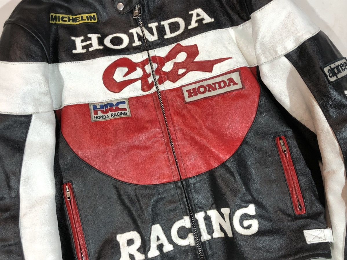 Alpinestars × Dainese × Yamaha Honda Motorcycle leather jacket Racing vintage Size US XL / EU 56 / 4 - 6 Thumbnail