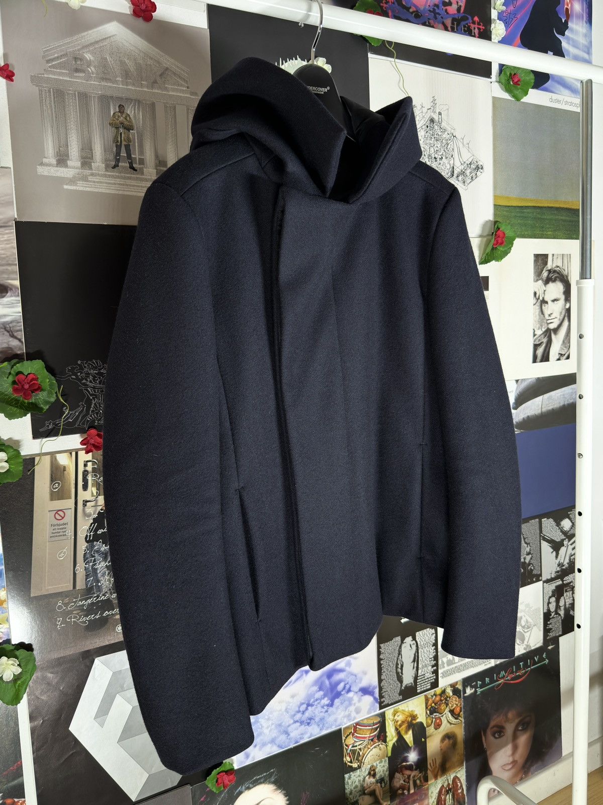 Kazuyuki Kumagai Attachment Hooded Cashmere Blend Coat Size US S / EU 44-46 / 1 - 5 Thumbnail