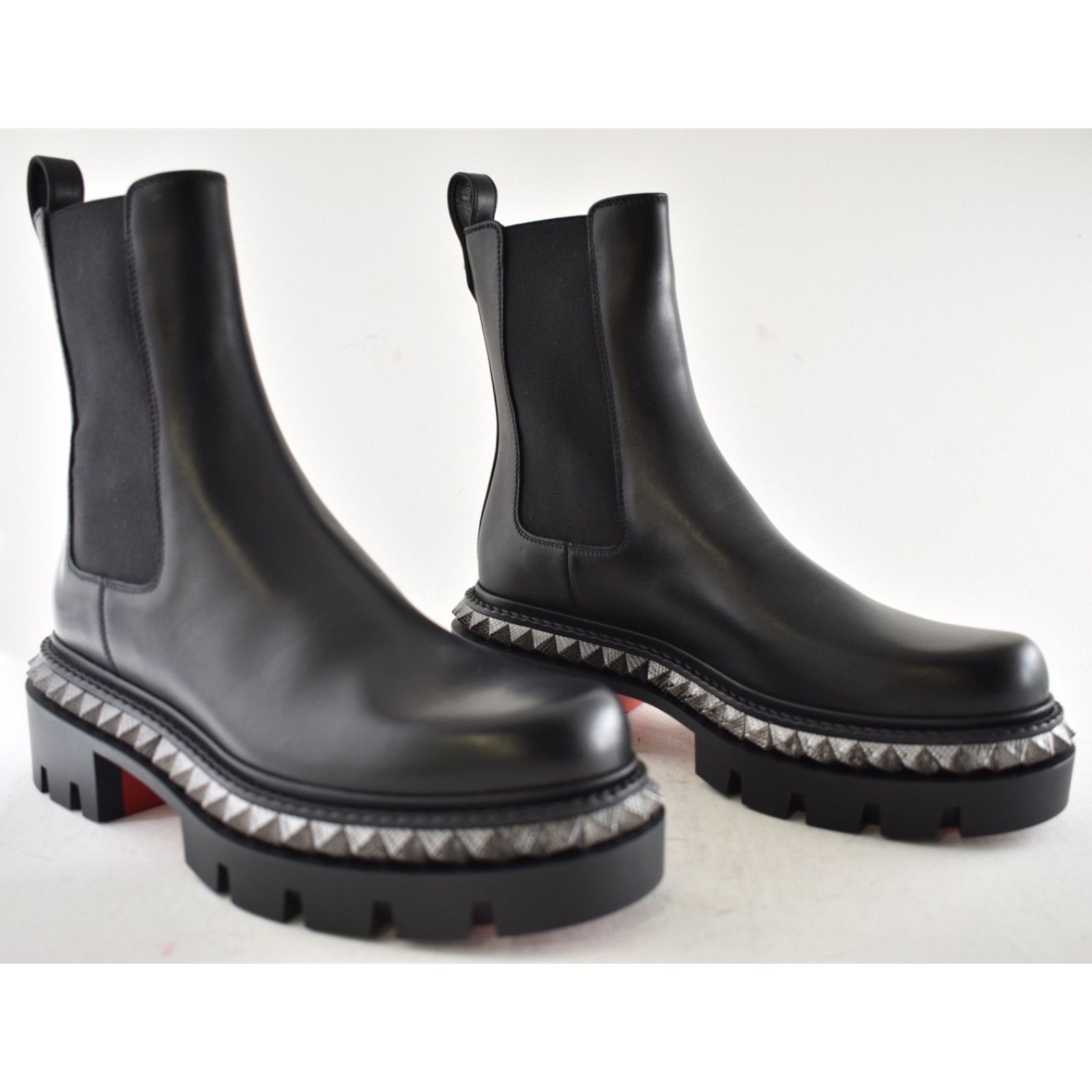 Christian Louboutin Christian Louboutin St Emilia Pyraclou Flat Black Boot 37 Size US 7 / IT 37 - 4 Thumbnail