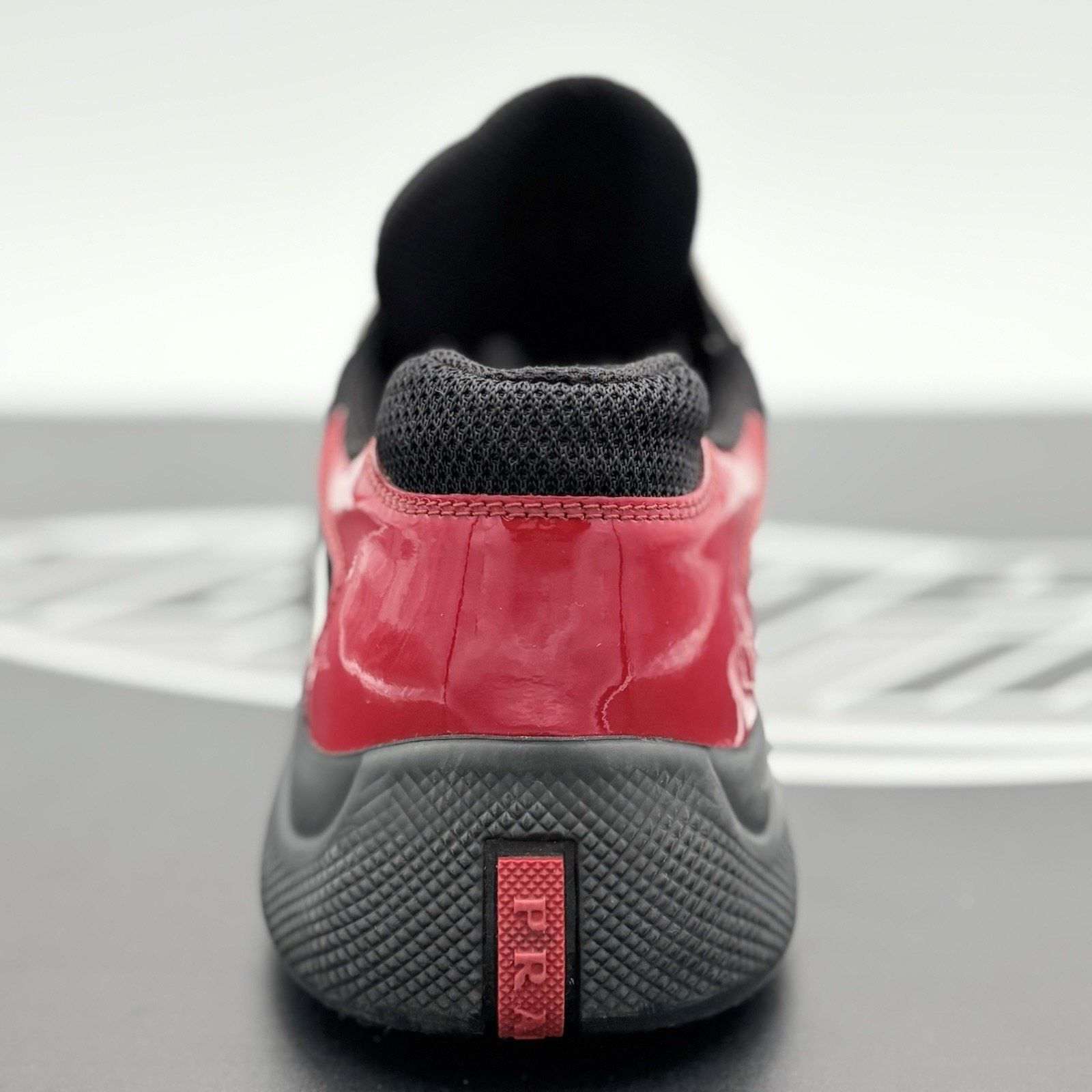 Prada Prada Americas Cup ' Black White Red ' | SUPER CLEAN! Size US 7 / EU 40 - 8 Thumbnail