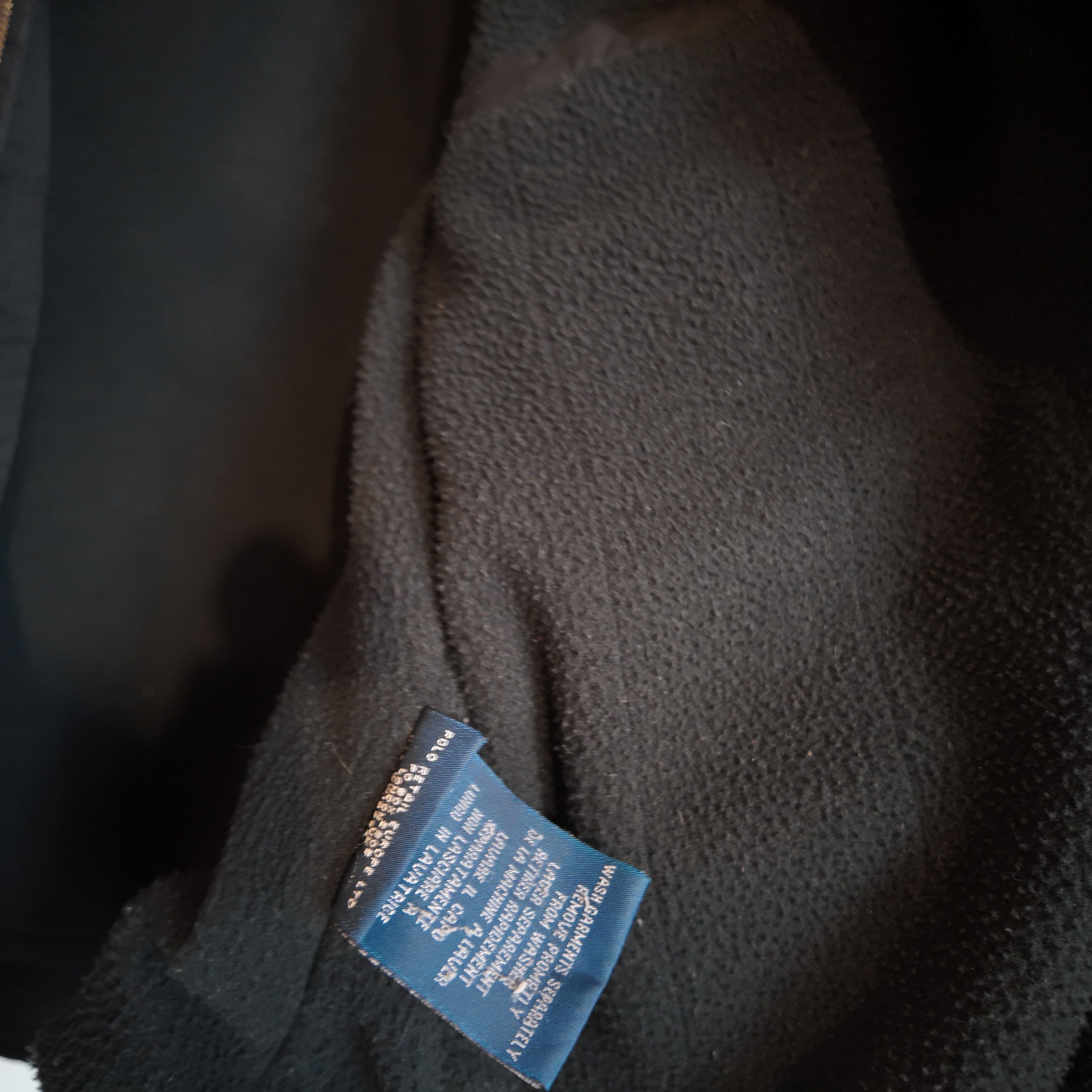 Polo Ralph Lauren Polo Ralph Lauren Black Hooded Jacket Fleece Lined Size US XL / EU 56 / 4 - 5 Thumbnail