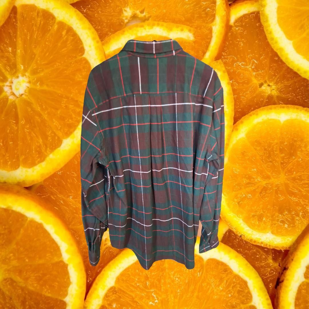 Lands' End Lands End Green, Brown and Red Flannel 100% Cotton Size XL T Size US XL / EU 56 / 4 - 9 Thumbnail