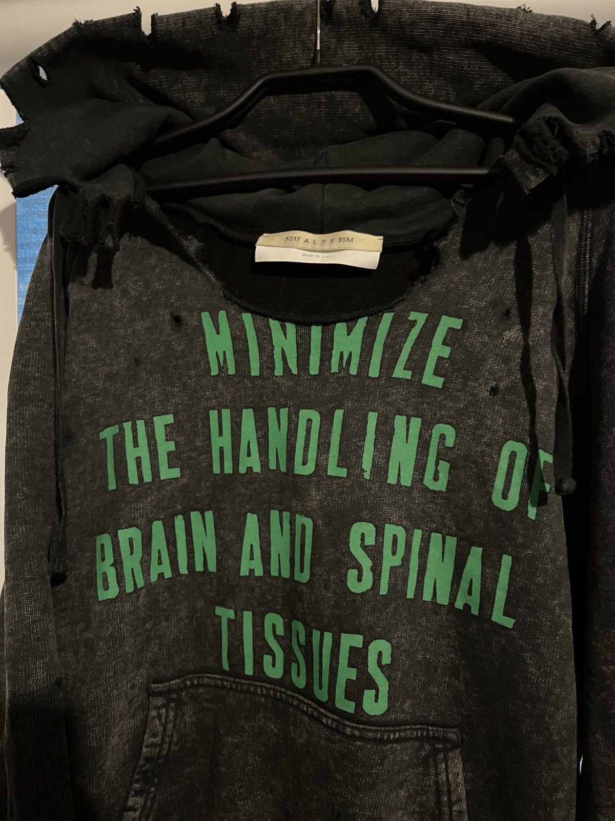 1017 ALYX 9SM × Alyx × MMW 1017 Alyx 9SM Mark Flood Brain and Spine tissue Hoodie Size US S / EU 44-46 / 1 - 3 Thumbnail