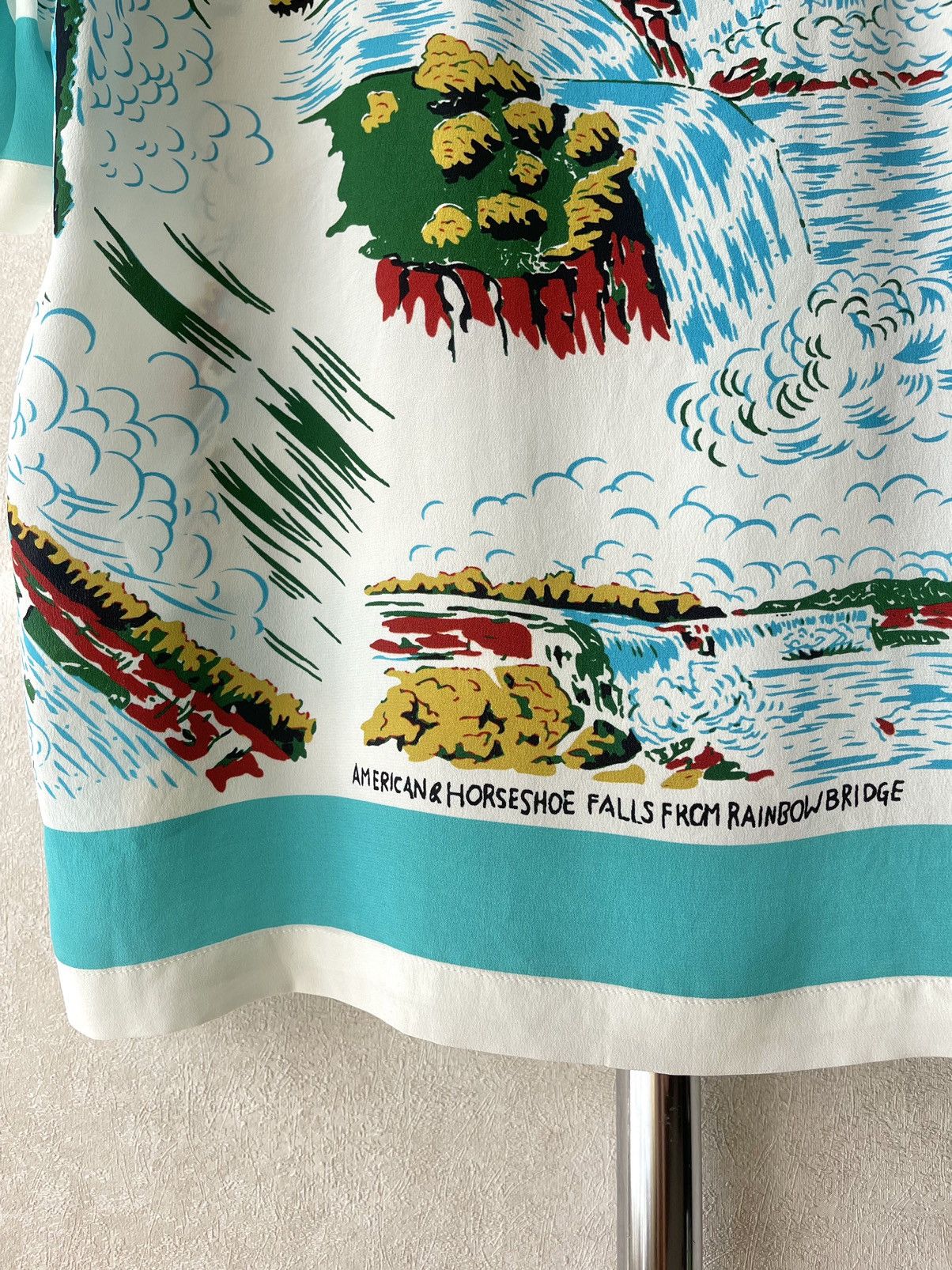 Bode BODE SS23 Niagara Souvenir SS Silk Shirt S/M - NWT Ltd Ed Size US M / EU 48-50 / 2 - 20 Thumbnail