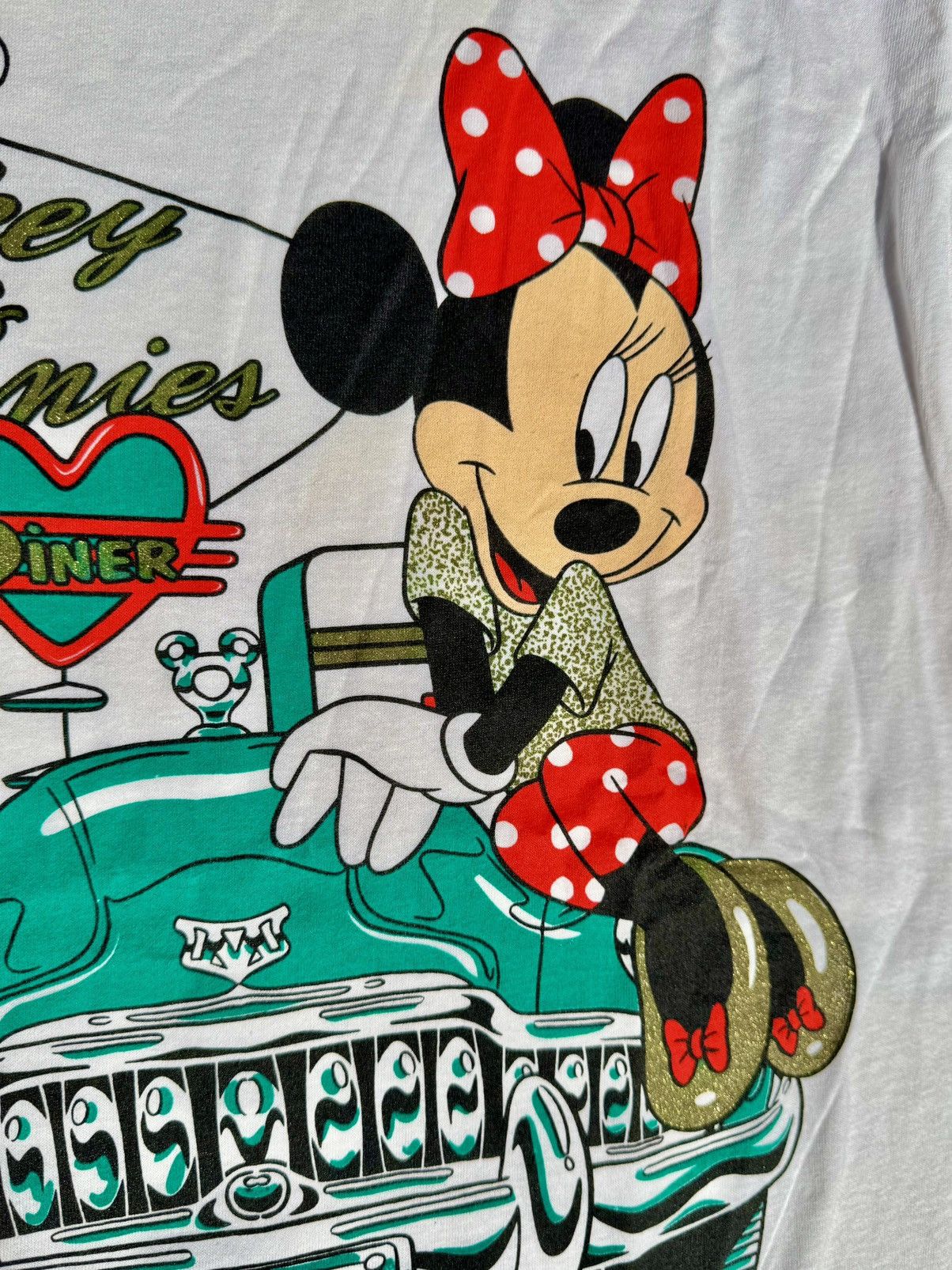 Disney × Mickey Mouse × Vintage Vintage Disney Mickey Minnie AOP T-Shirt (New With Tags) Size US M / EU 48-50 / 2 - 9 Thumbnail
