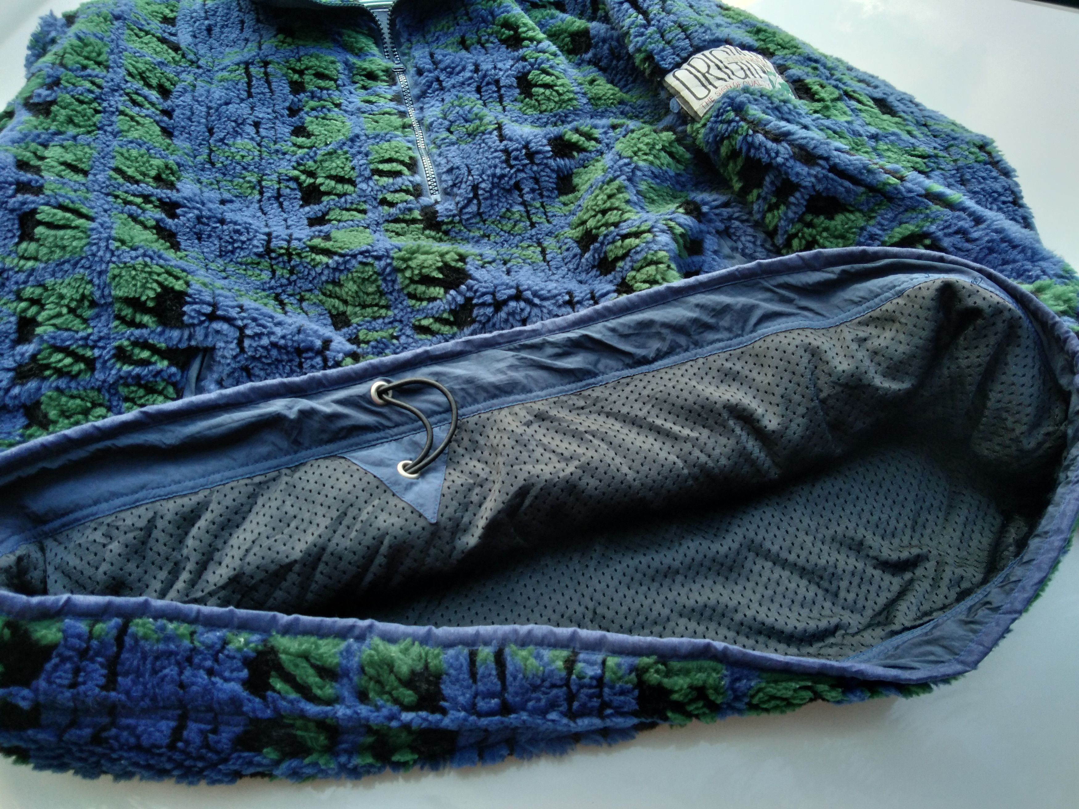Japanese Brand ORIGINAL THINKER HAIF-ZIP FLEECE JACKET Size US L / EU 52-54 / 3 - 8 Thumbnail
