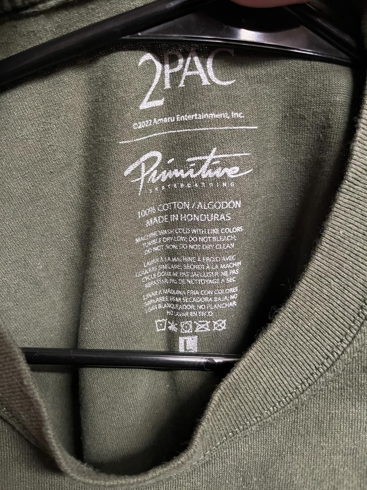 Primitive T-shirt 2pac x Primitive Skateboards Collab Tupac Shirt - L Size US L / EU 52-54 / 3 - 3 Thumbnail