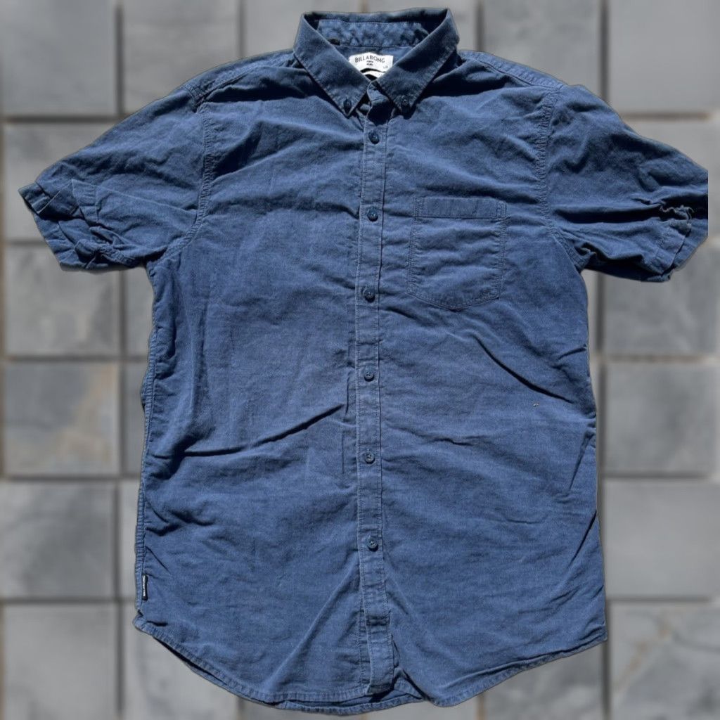 Billabong Billabong Shirt Blue Pocket L Chambray Light Beach Surf Outdoor Camp City Mens Size US L / EU 52-54 / 3 - 1 Thumbnail