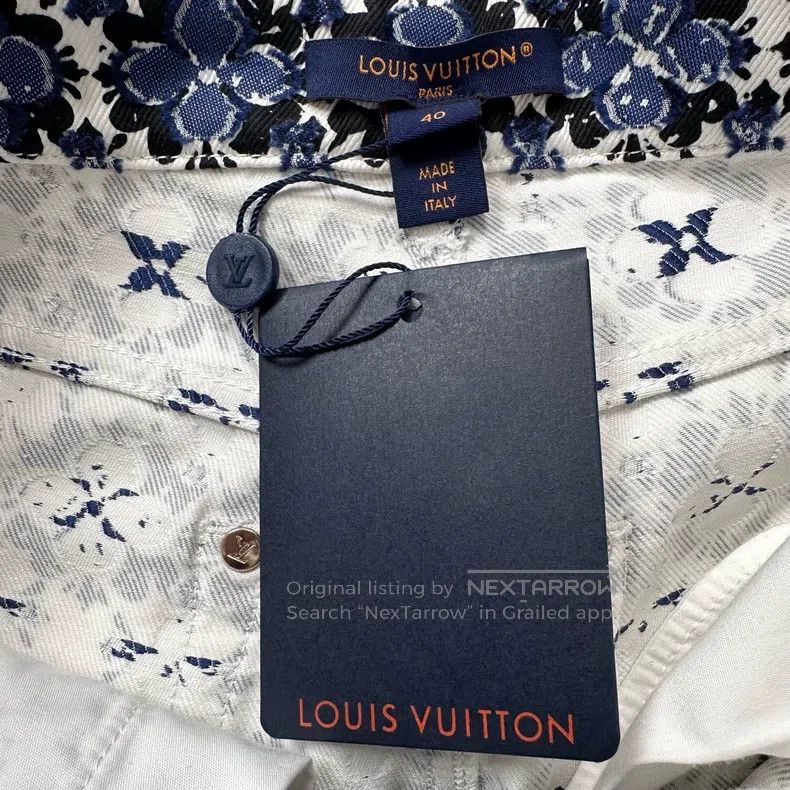 Louis Vuitton Louis Vuitton Blue and white porcelain color matching pres Size US 40 / EU 56 - 4 Thumbnail