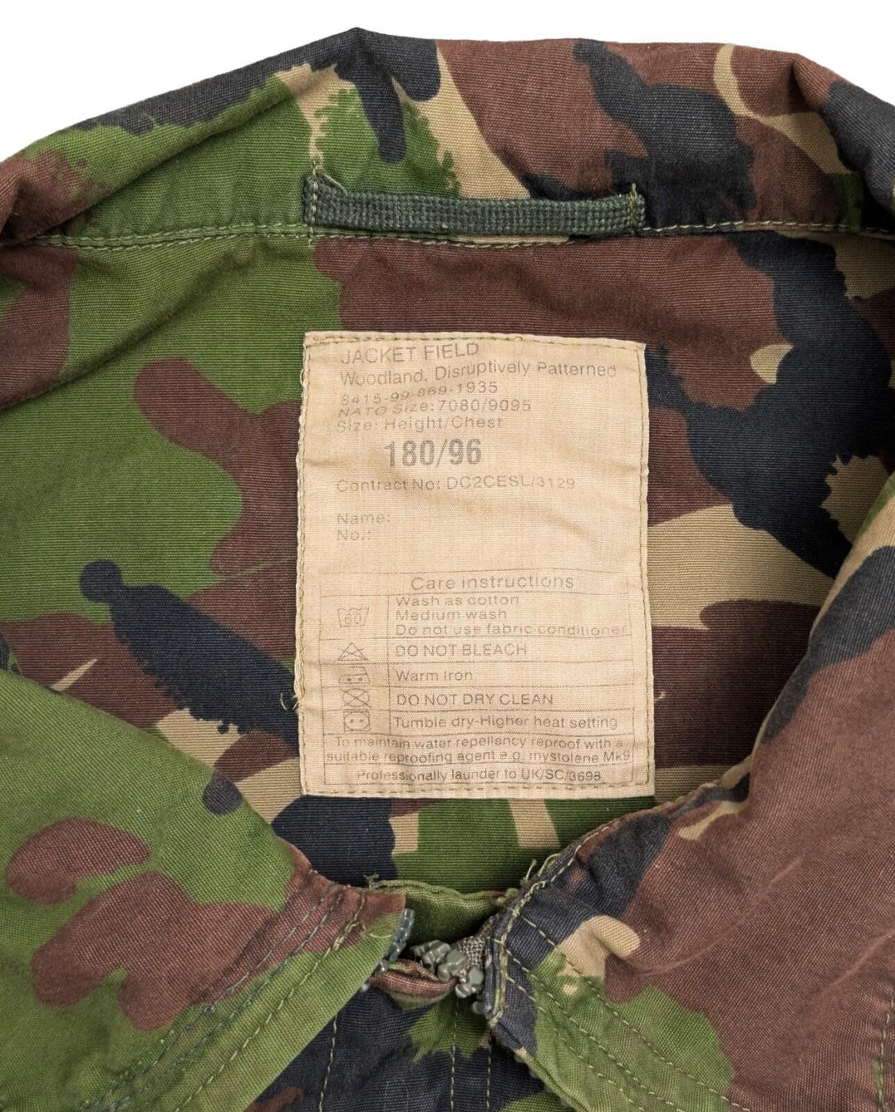 Other British Army Woodland DPM Combat Smock 2000s Era - Medium Size ONE SIZE - 3 Thumbnail