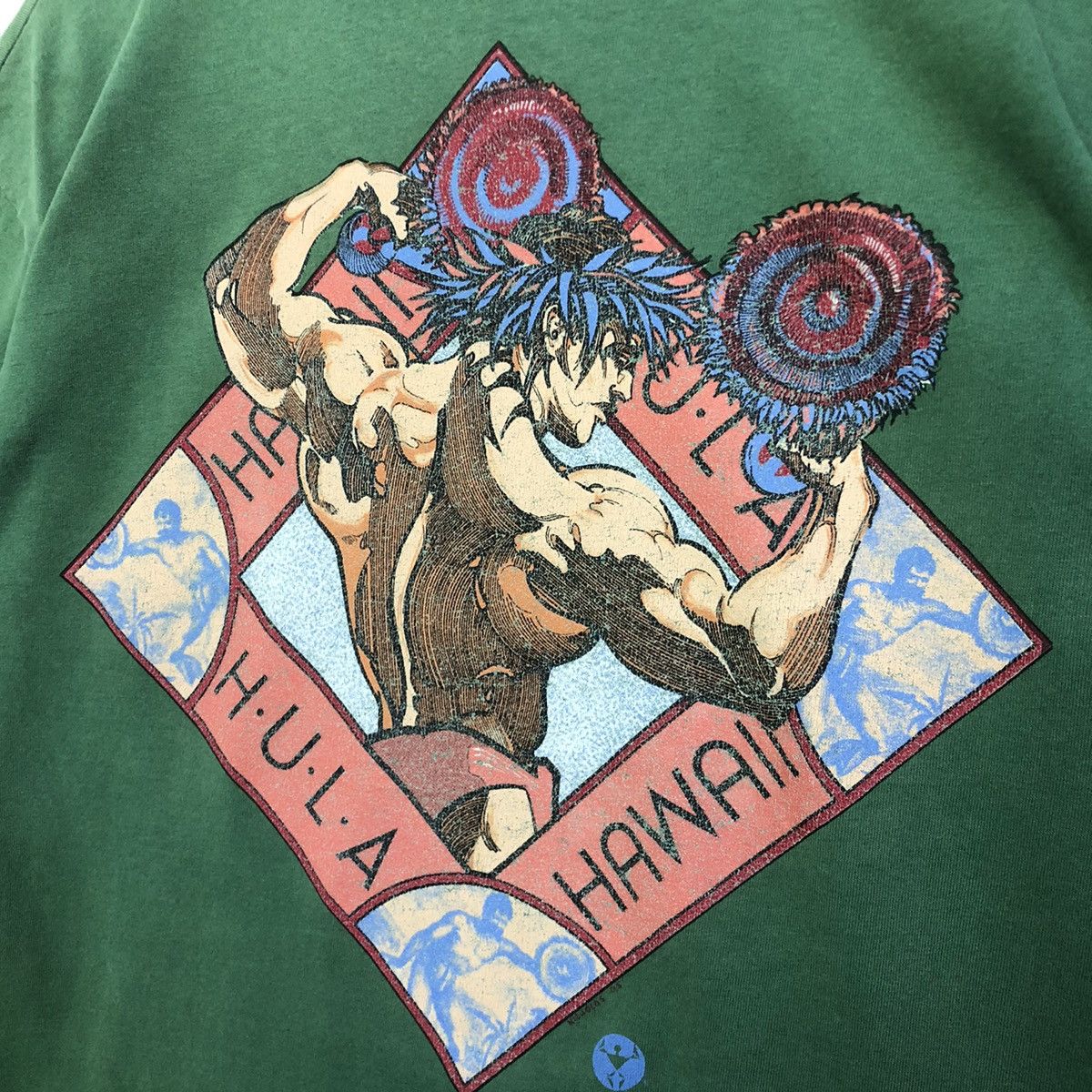 Vintage Vintage LAWA Hawaii Surfing Backhitt Tshirt Size US L / EU 52-54 / 3 - 4 Thumbnail