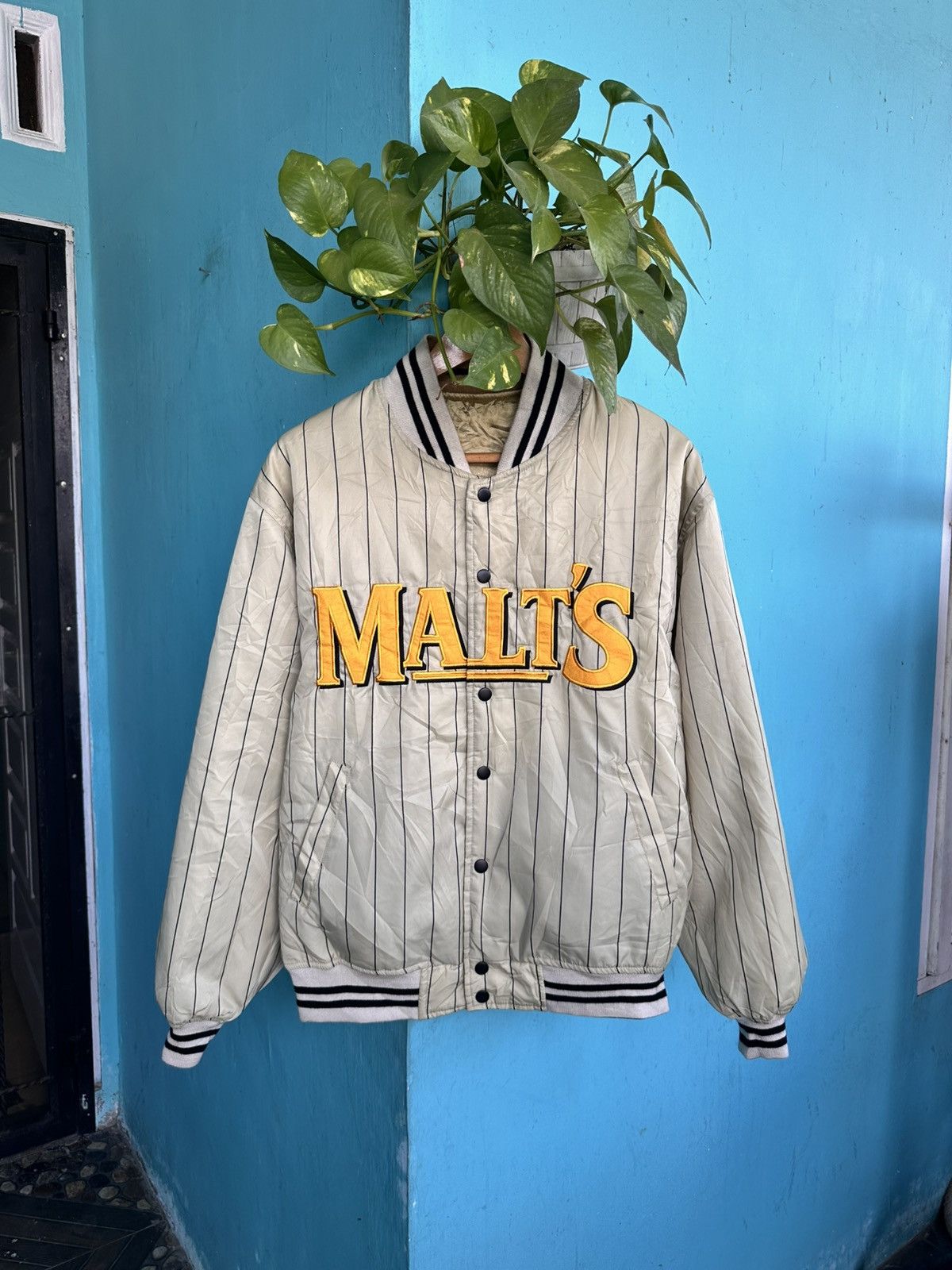 MLB Vintage Malts Beer MLB Reversible Varsity Jacket Size US L / EU 52-54 / 3 - 1 Thumbnail