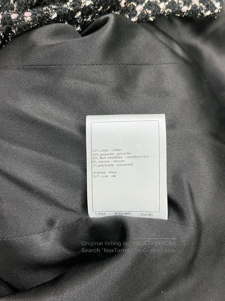 Chanel Chanel Tweed Pearl Embellished Jacket. Size US XS / EU 42 / 0 - 8 Thumbnail