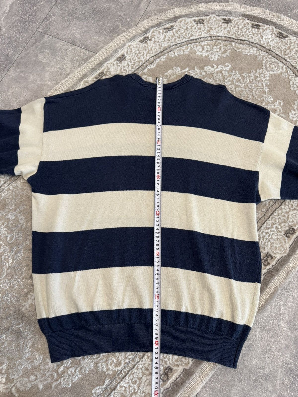 Lacoste Vintage Lacoste Striped Sweatshirt 90’s Size US XL / EU 56 / 4 - 10 Thumbnail