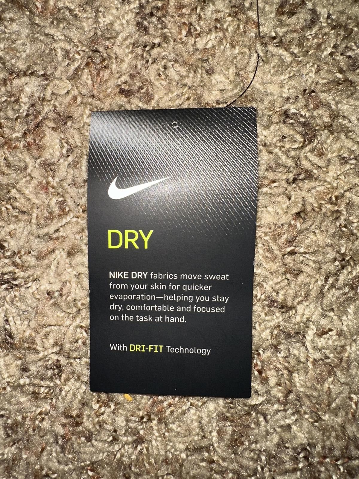 Nike Nike Dry Miler Black/White Running Race Day Track Tank Top Jersey Size US L / EU 52-54 / 3 - 10 Thumbnail