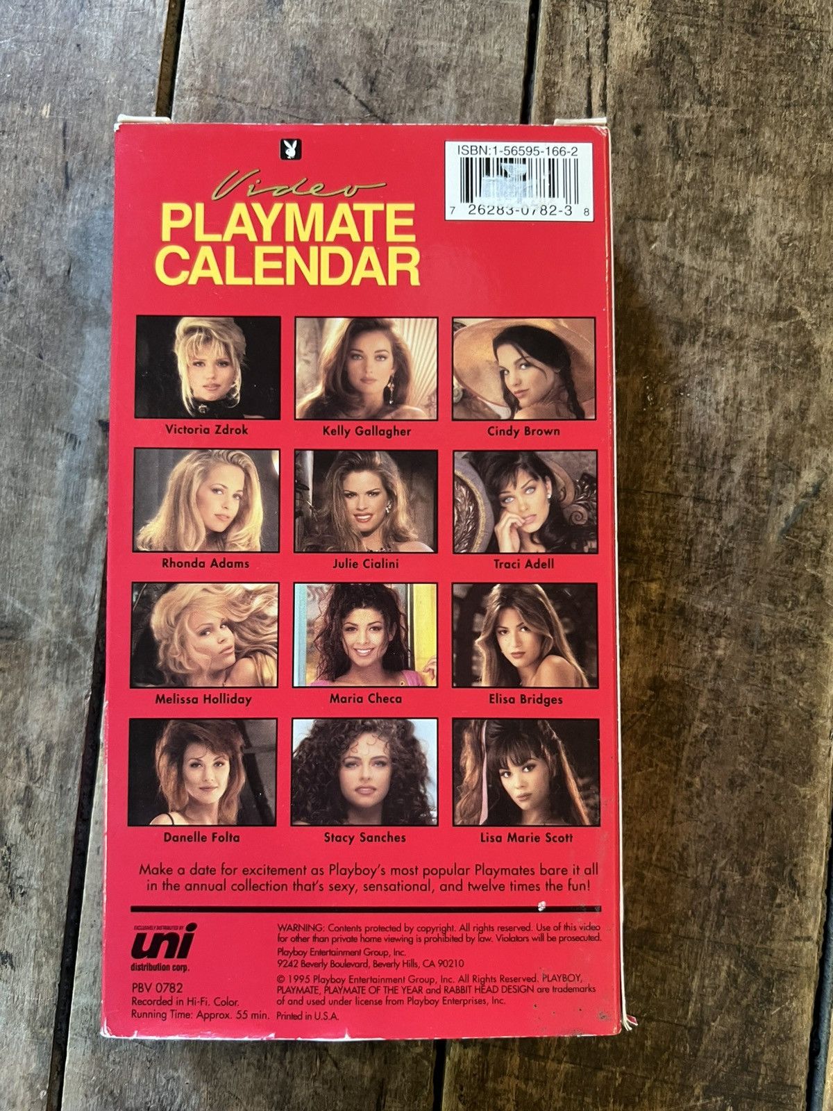 Vintage 1996 Playboy Video Playmate Calendar - VHS Movie Size ONE SIZE - 2 Thumbnail