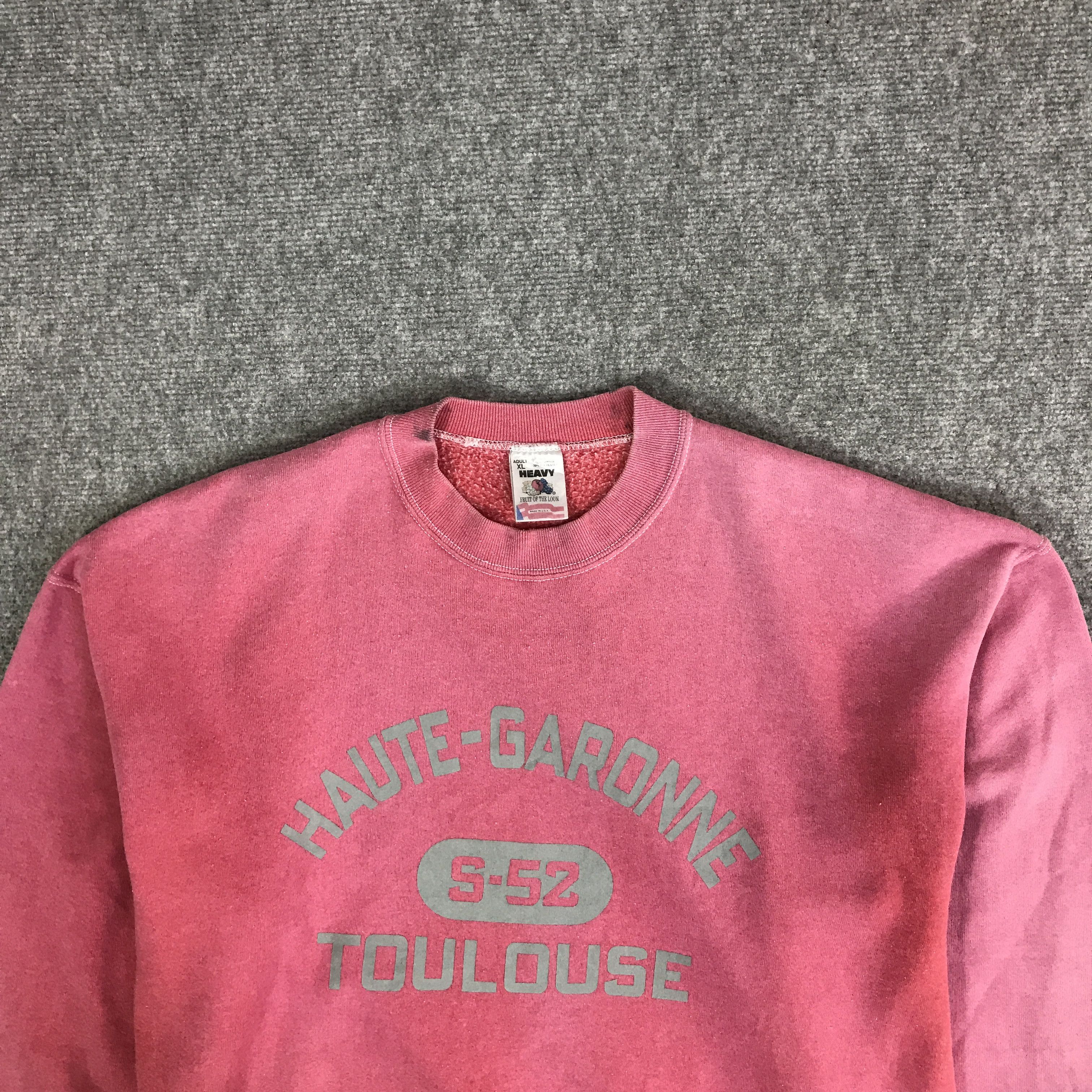 Fruit Of The Loom VINTAGE HAUTE GARONNE SWEATSHIRT K91B11 Size US XL / EU 56 / 4 - 2 Thumbnail