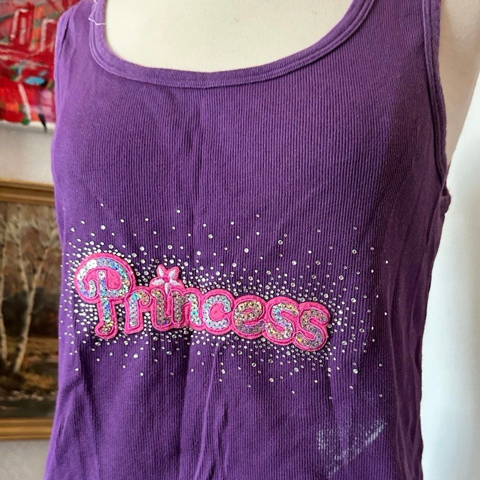 Old Navy old navy princess purple ribbed tank top Size XL / US 12-14 / IT 48-50 - 2 Thumbnail