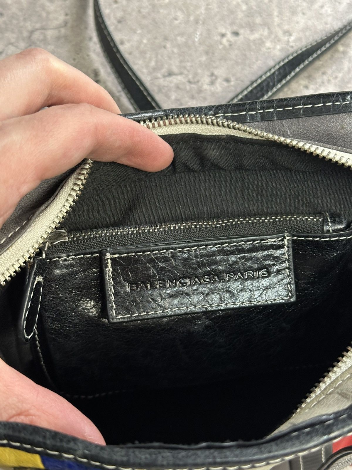 Balenciaga Balenciaga Bazar Leather Shoulder Bag Multicolor Small Size ONE SIZE - 14 Thumbnail
