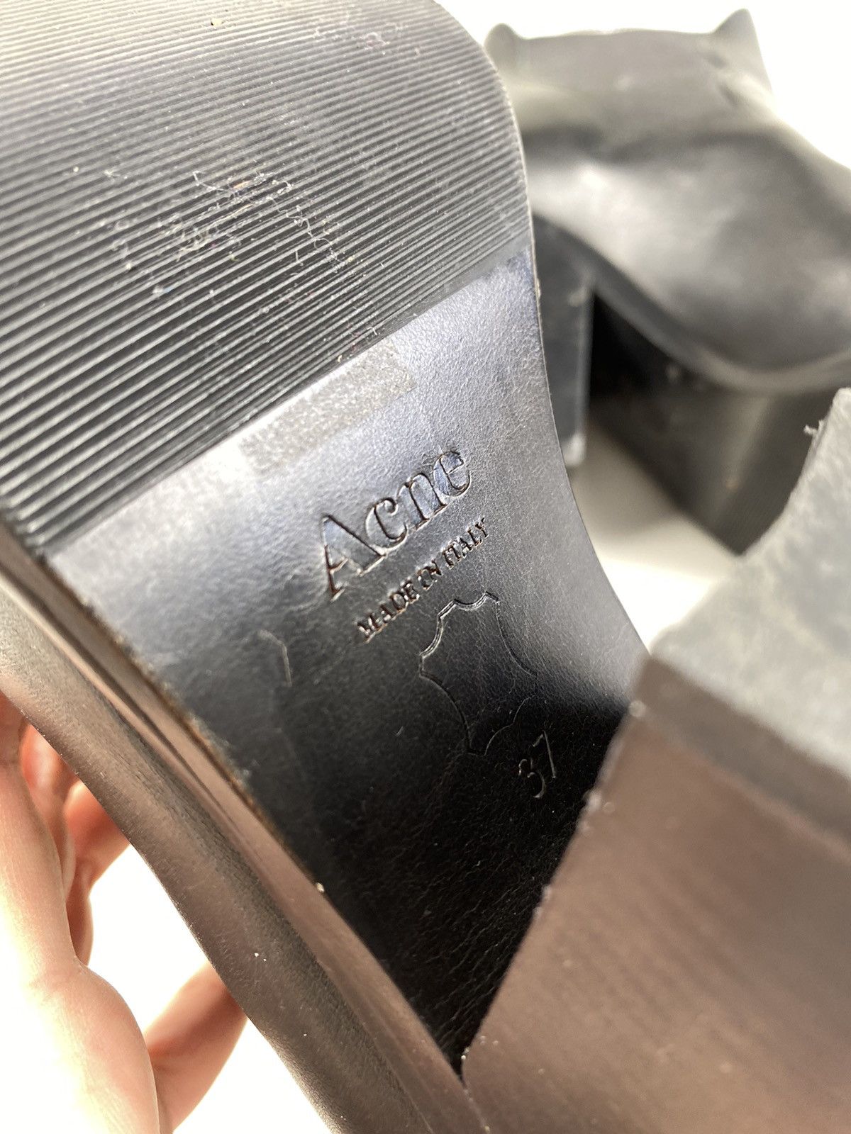 Acne Studios Acne ladies leather heeled boots size 37 Size US 7 / IT 37 - 12 Thumbnail