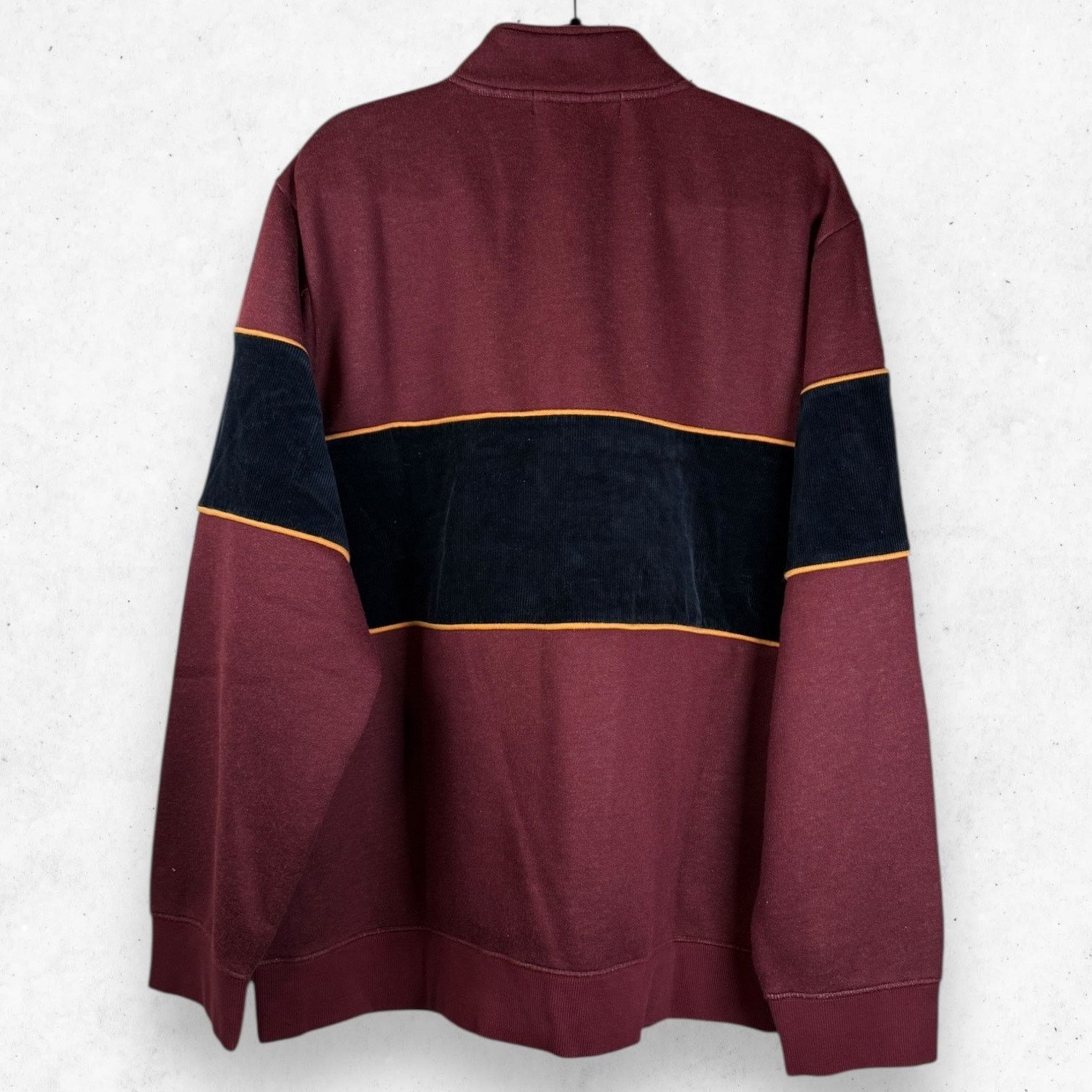 Round Two Round Two Quarter Zip Sweater Men's XXL in Maroon Heather Size US XXL / EU 58 / 5 - 2 Thumbnail
