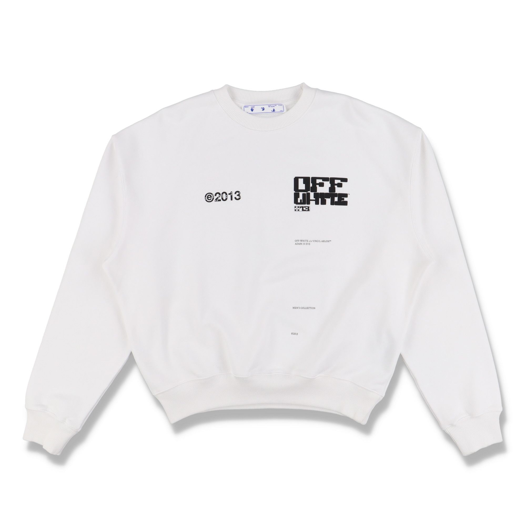 Off-White White Tech Marker Arrows Logo Oversized Sweatshirt Size US M / EU 48-50 / 2 - 4 Thumbnail