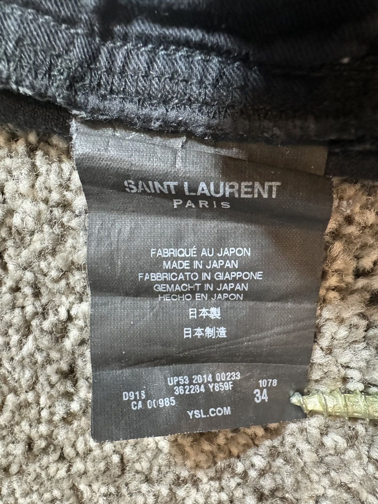 Saint Laurent Paris SAINT LAURENT PARIS CUTOFF 34” Size US 34 / EU 50 - 7 Thumbnail
