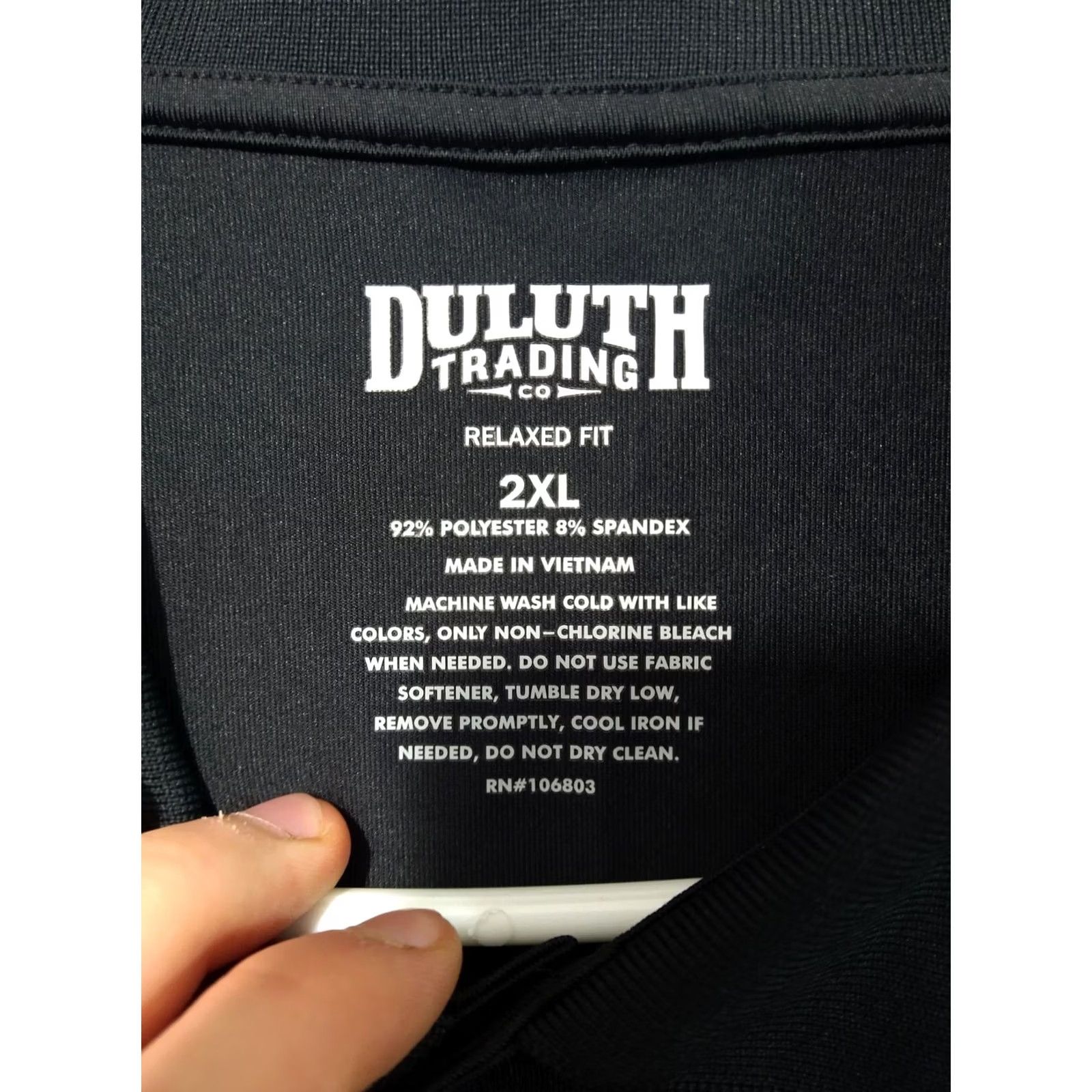 Vintage Duluth Polo Shirt Mens 2XL Black Long Sleeve Knuckledown Pocket Shirt Size US XXL / EU 58 / 5 - 5 Thumbnail