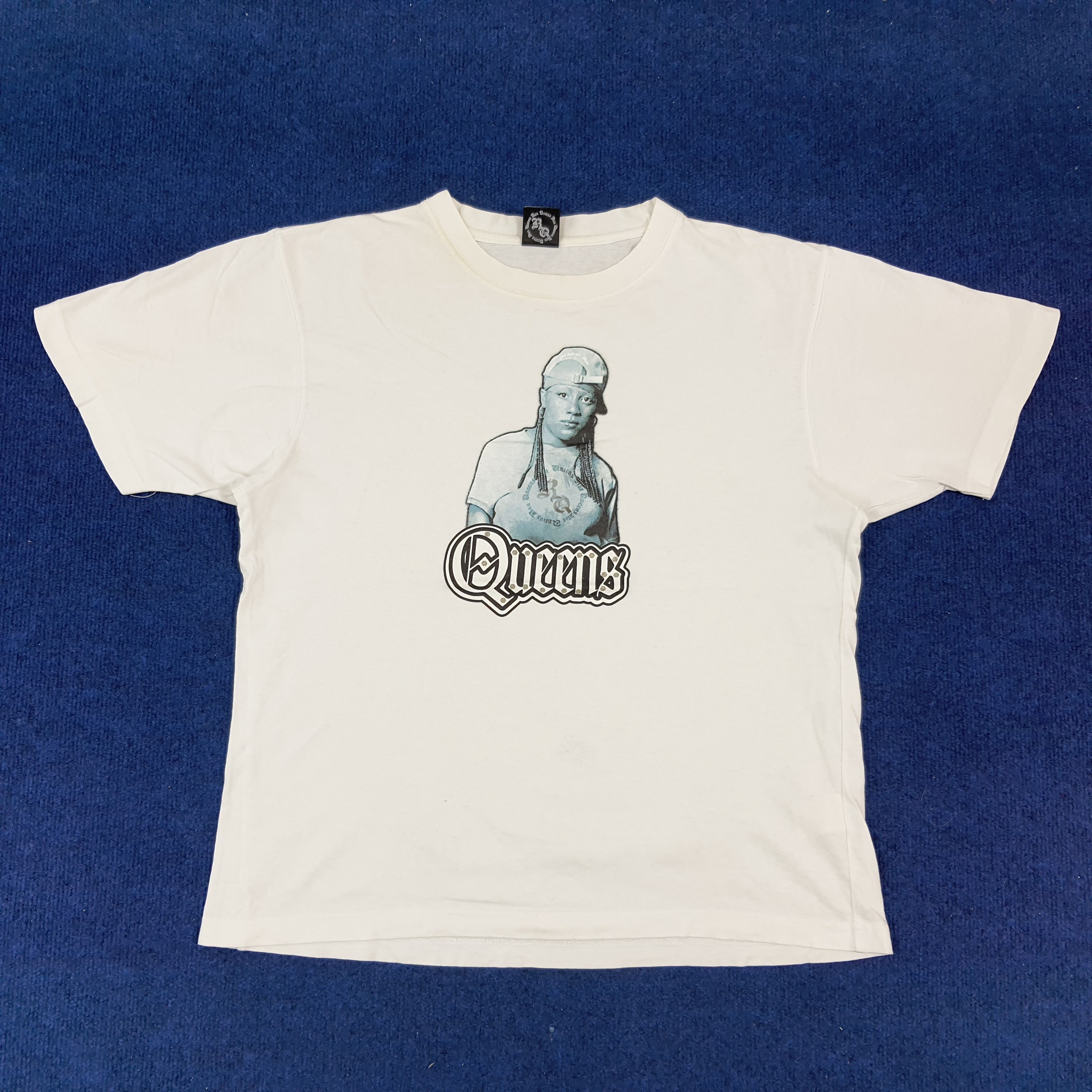 Rap Tees × Vintage Vintage Run Queens Hip Hop Rap Tees Size US L / EU 52-54 / 3 - 1 Thumbnail