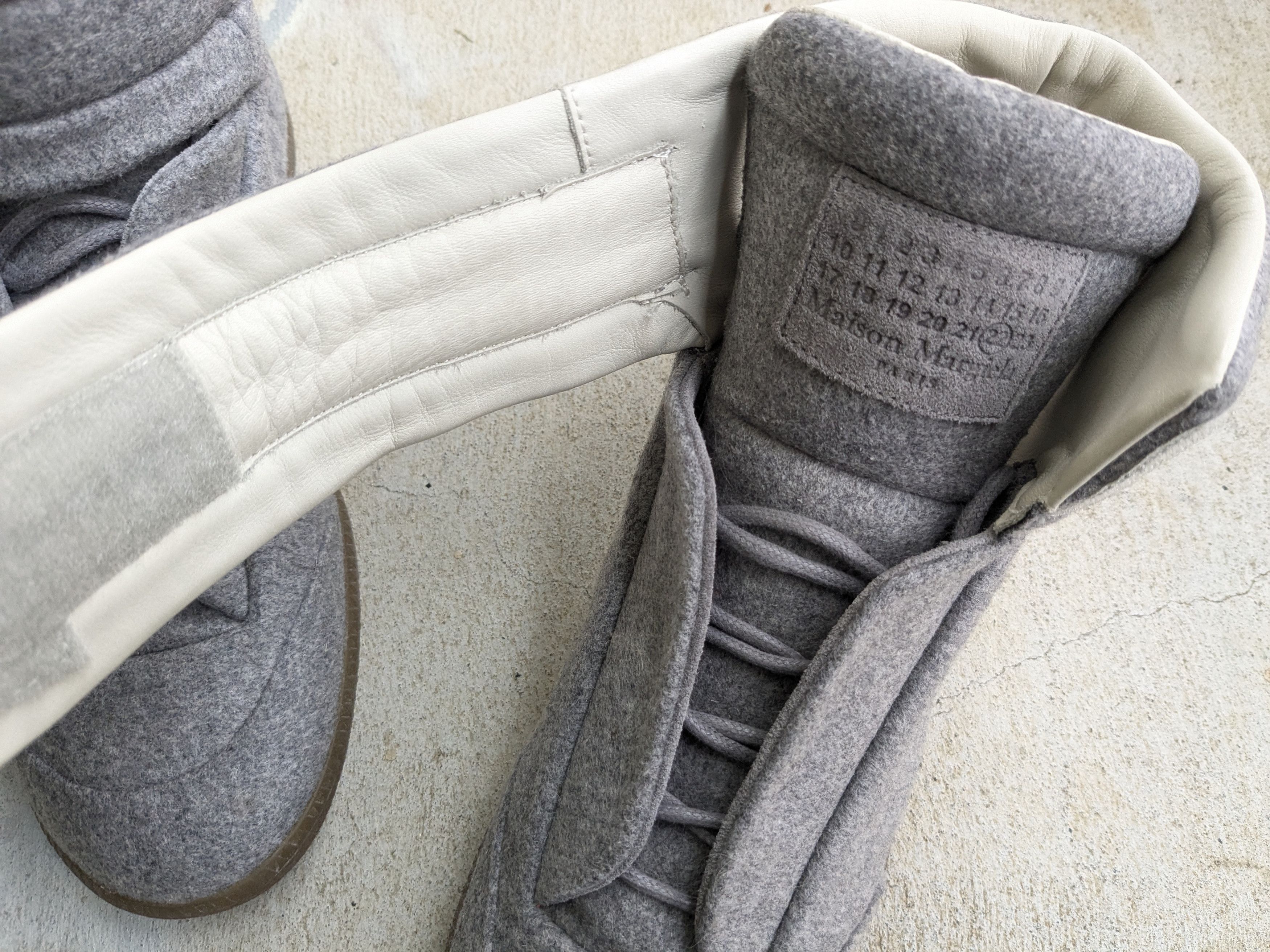 Maison Margiela Maison Margiela Future Gray 8 41 High Tops Wool Size US 8 / EU 41 - 2 Thumbnail