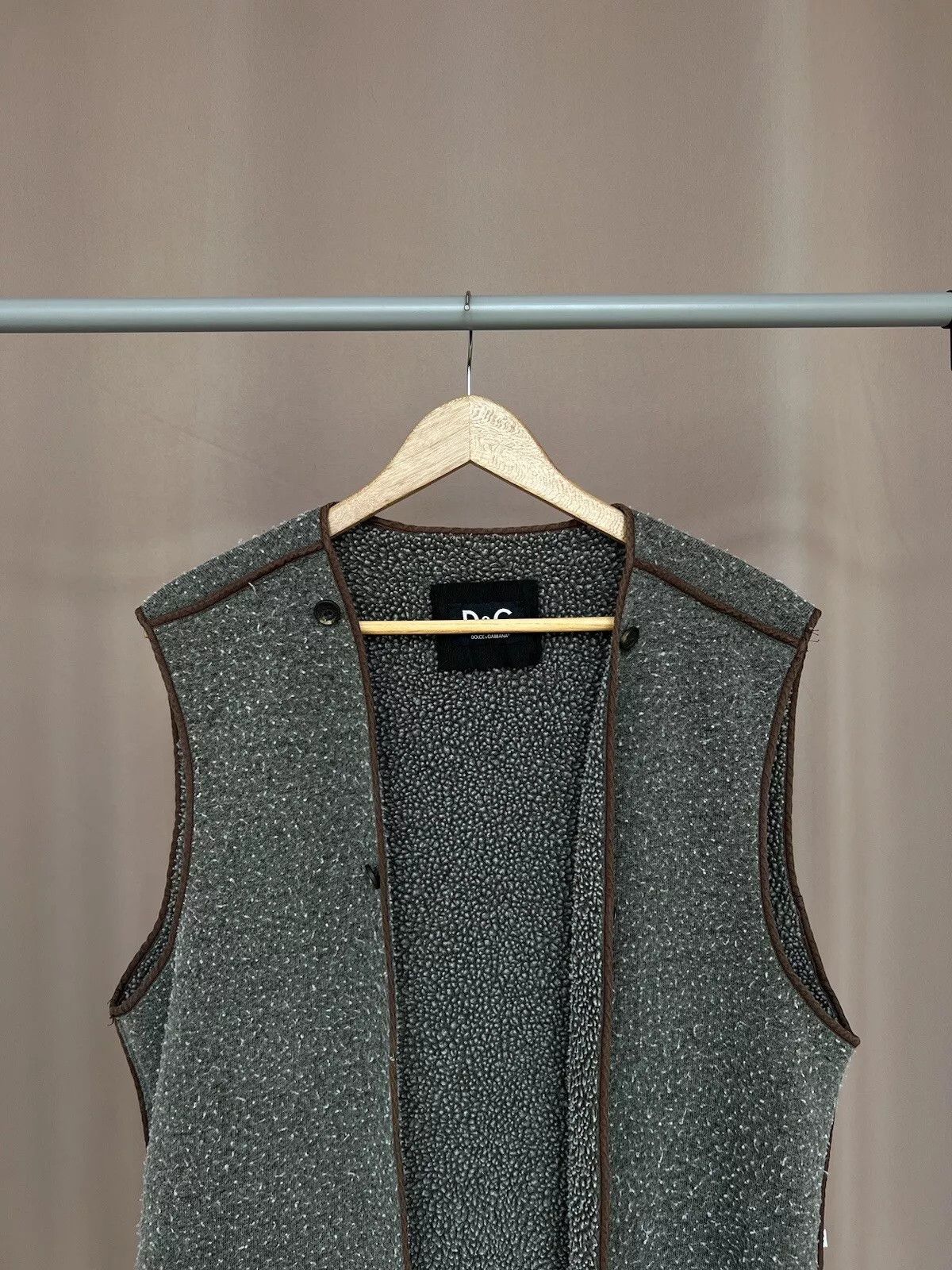 Dolce & Gabbana Dolce Gabbana Knit Vest Size 50 or L/XL Grey Lining Size L / US 10 / IT 46 - 2 Thumbnail