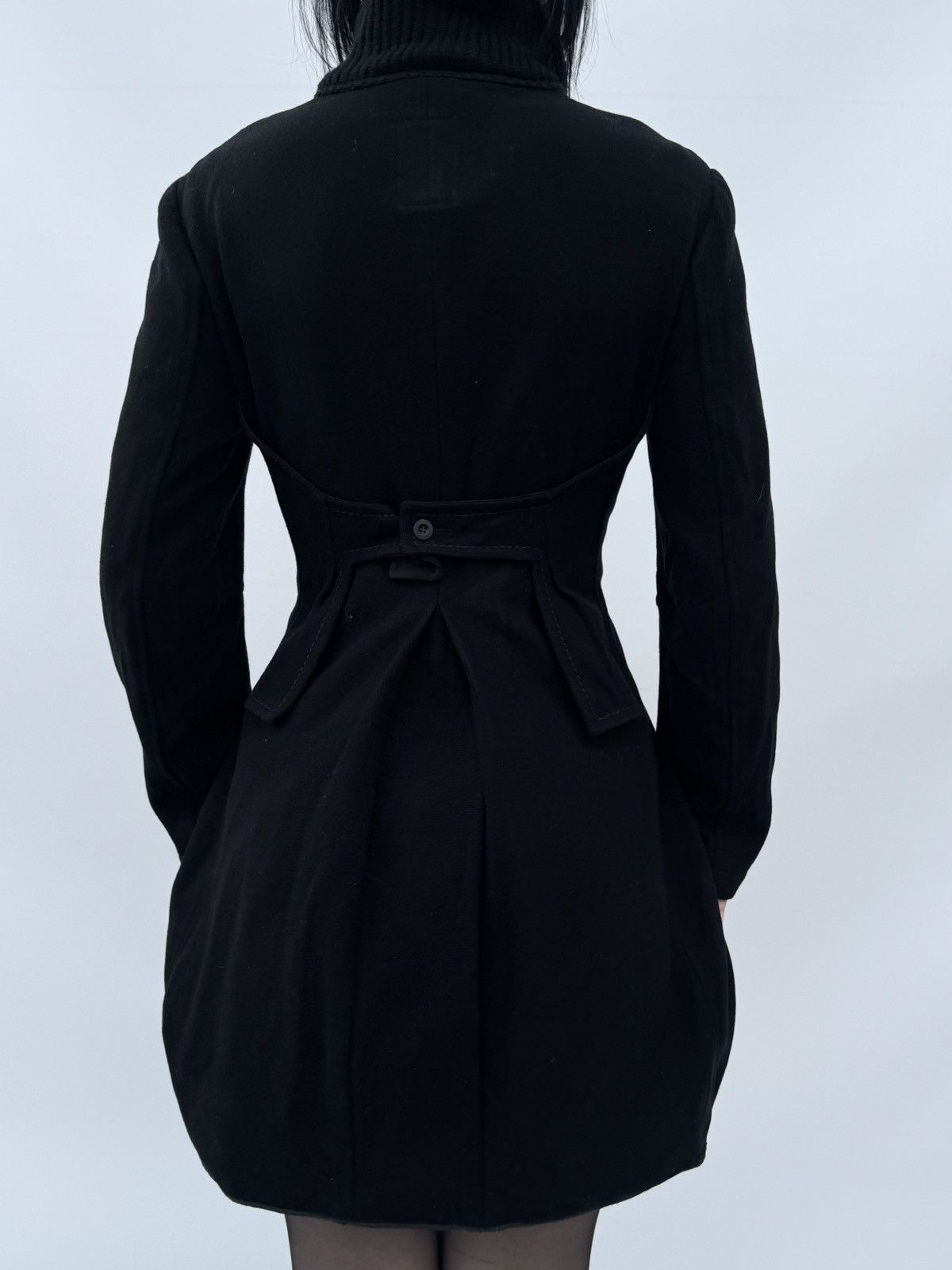 Marithe + Francois Girbaud Coat avantgarde asymetric baloon marithe dark academia goth Size S / US 4 / IT 40 - 9 Thumbnail