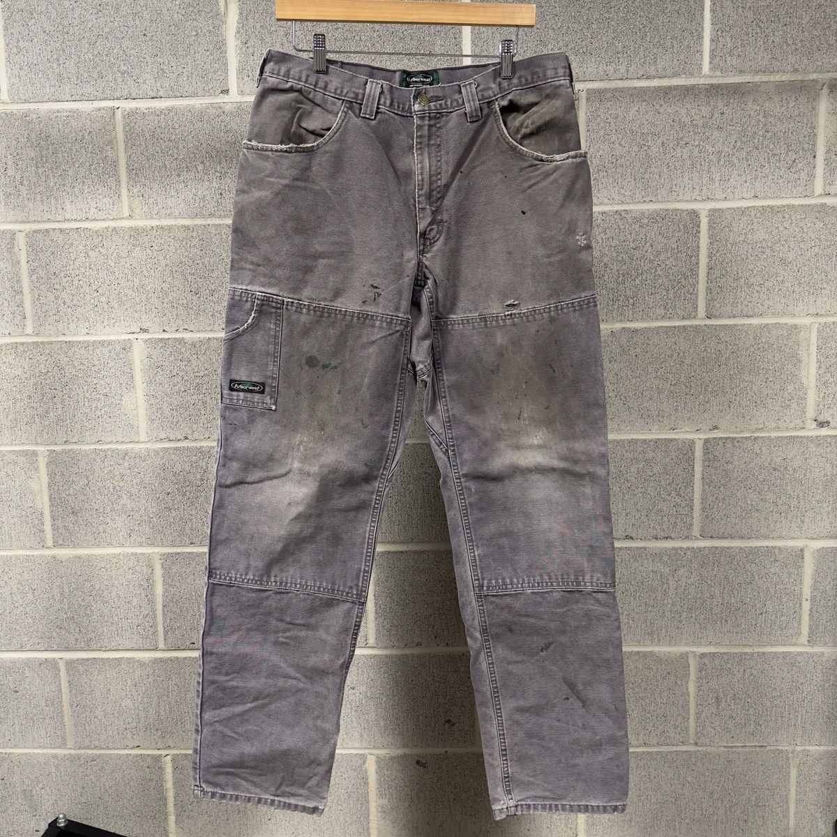 Vintage Thrashed Faded Distressed Arborwear Work Pants ERD Grunge Size US 34 / EU 50 - 1 Thumbnail