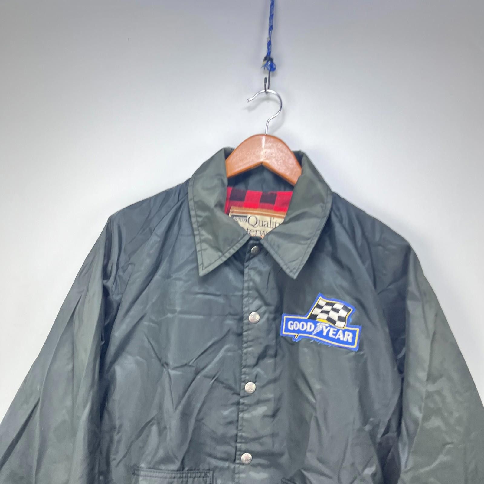 Designer Vintage 90s Goodyear Racing NASCAR Bomber Jacket Medium Size ONE SIZE - 2 Thumbnail