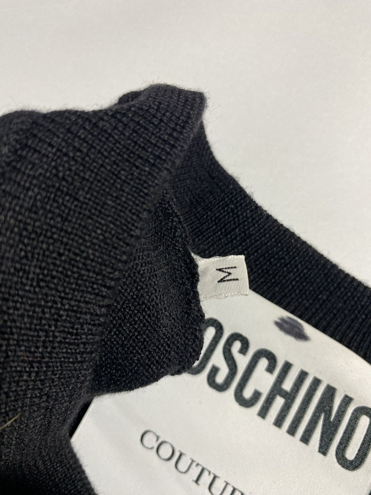 Moschino MOSCHINO-LOONEY TUNES CREWNECK WOOL KNIT SWEATER PORKY PIG Size M / US 6-8 / IT 42-44 - 6 Thumbnail