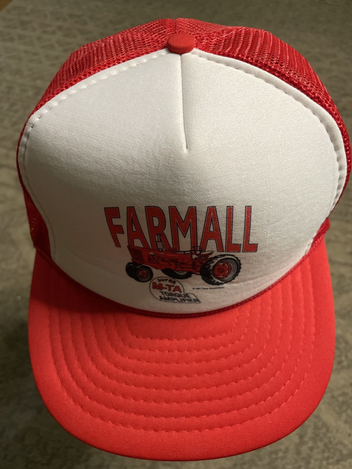 Nissan × Vintage FARMALL super M-TA 1981 vintage trucker hat cap SnapBack 🇺🇸 🔥 Size ONE SIZE - 1 Thumbnail
