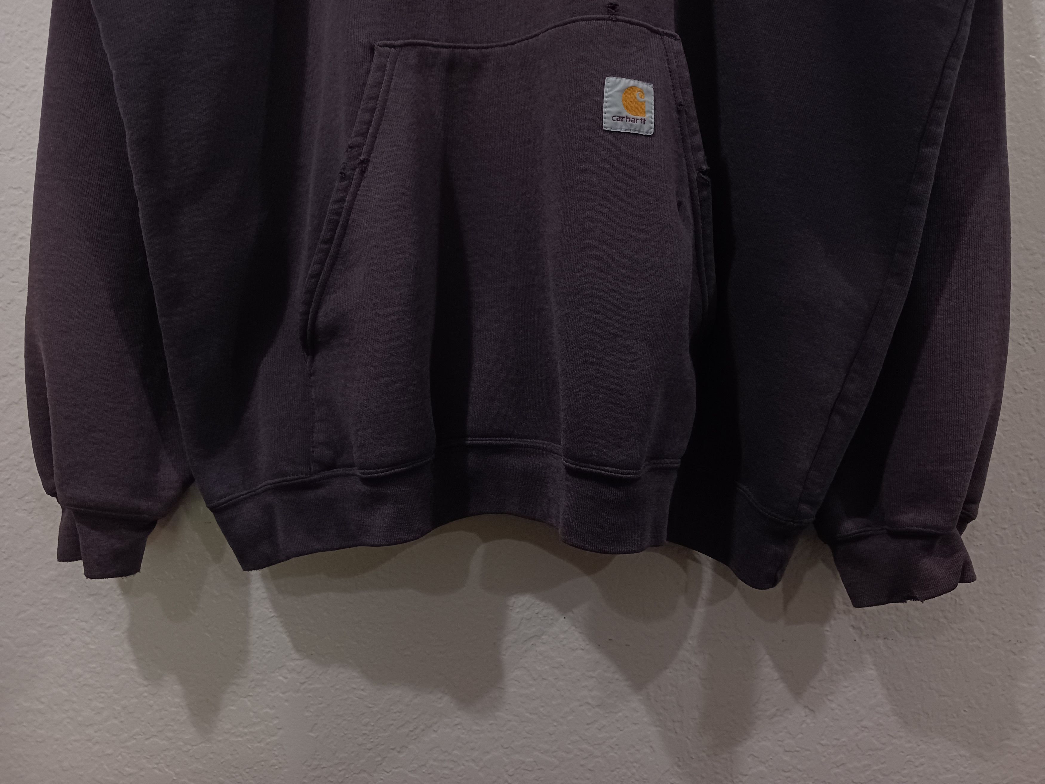Carhartt Carhartt K121 "Faded & Distressed" Midweight Pullover Hoodie Size US XL / EU 56 / 4 - 8 Thumbnail