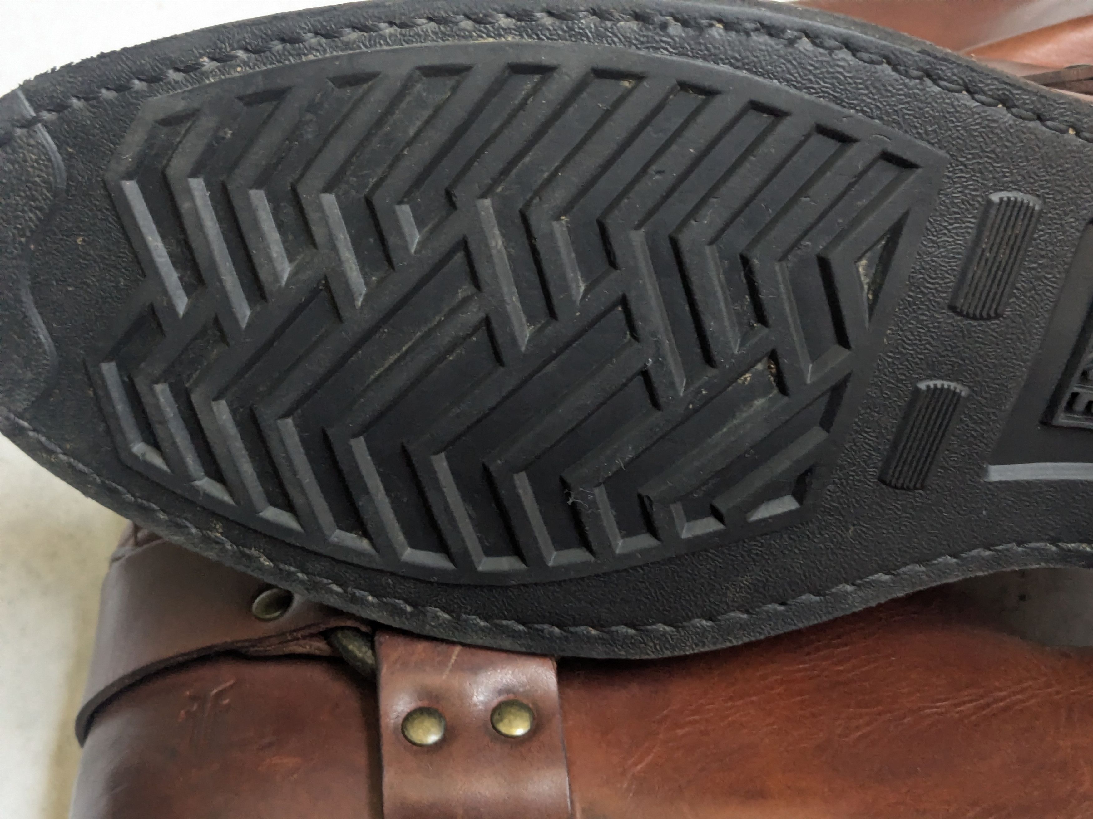 Frye Frye Harness Brown Leather 11 D a Leather Buckle Size US 11 / EU 44 - 18 Thumbnail