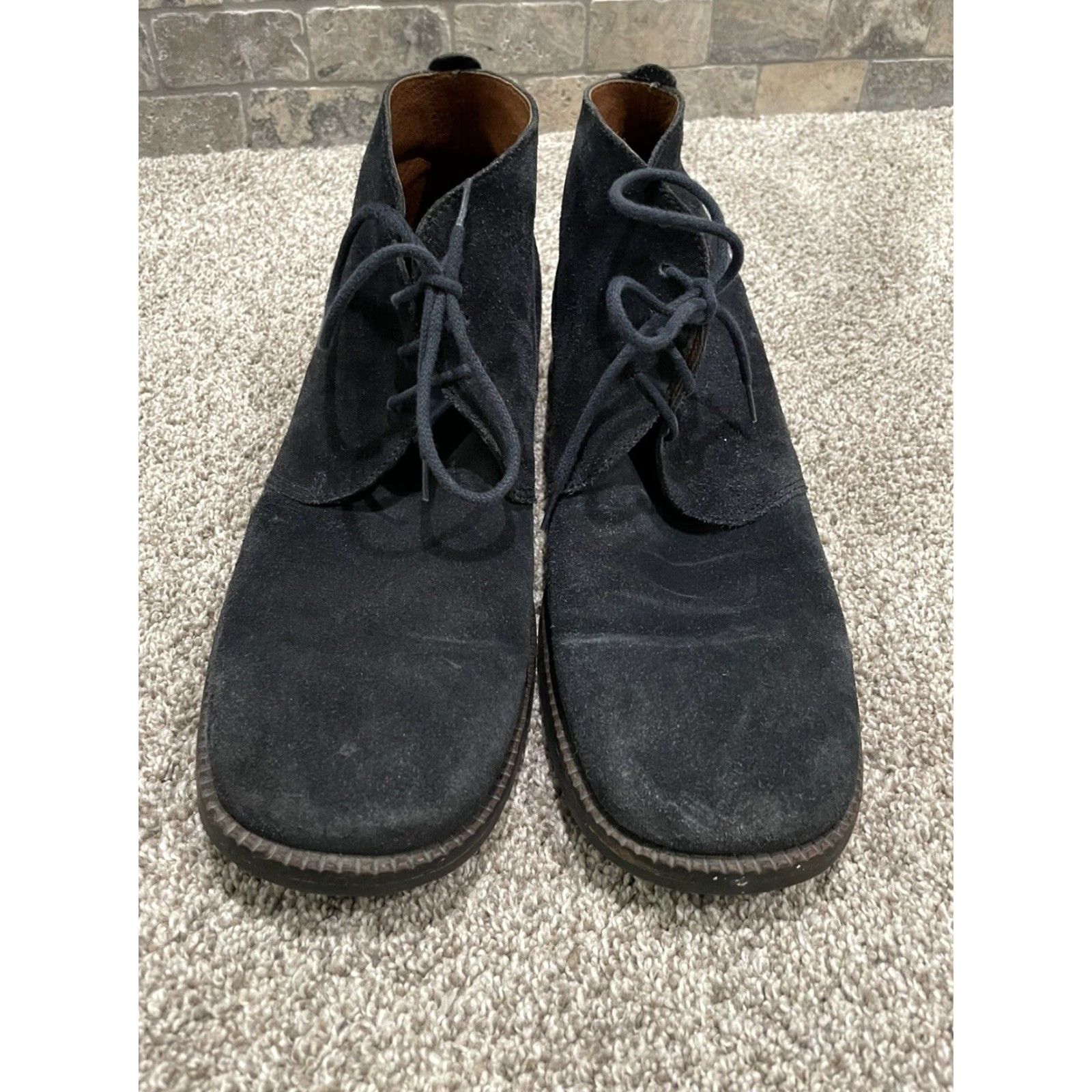 Vintage VINTAGE Jones BootMakers 1857 Deacon Suede Chukka Boots Mens Size 12 Black 5940-018-11 Men’s Boots Size US 12 / EU 45 - 2 Thumbnail