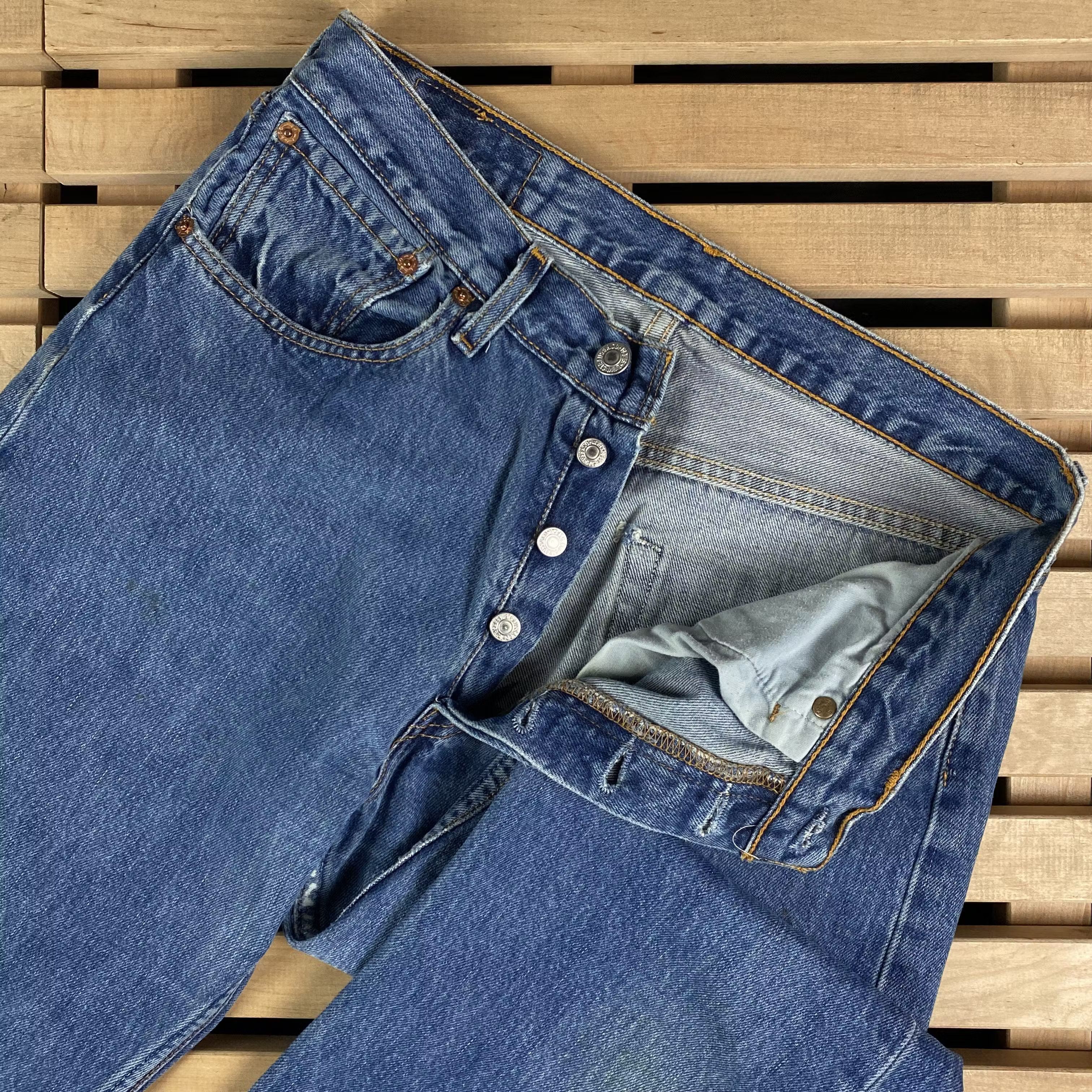 Levi's × Levi's Vintage Clothing × Vintage Mens Jeans Denim Levis 501 Vintage Size 31 Size US 31 - 4 Thumbnail