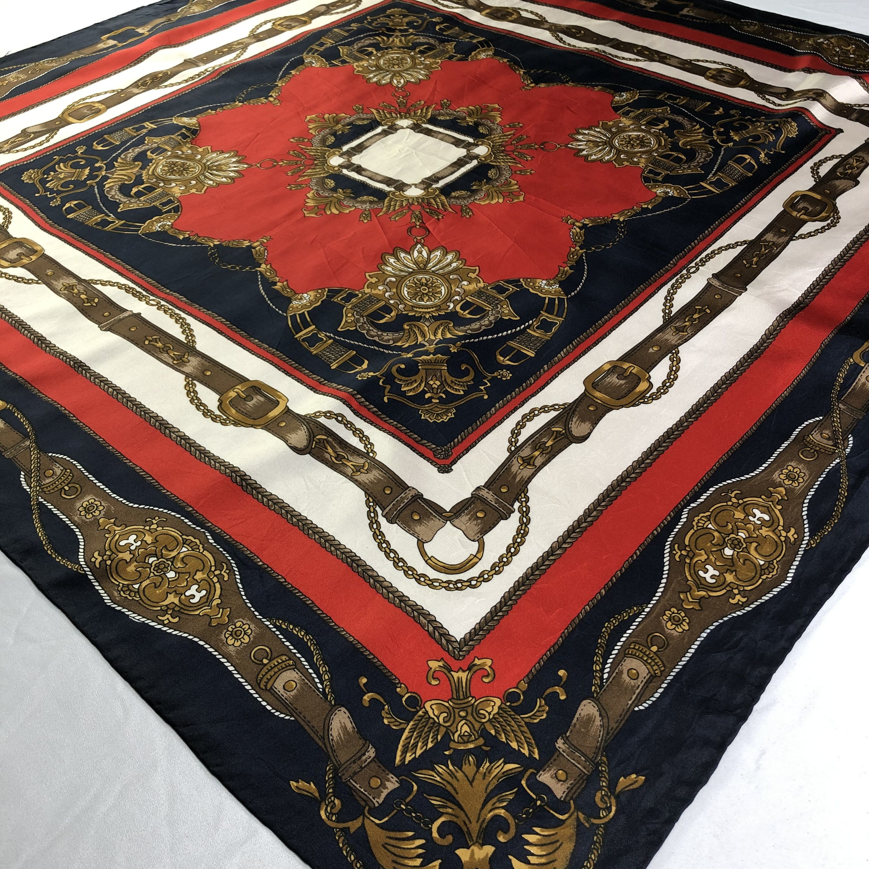Vintage Vintage Silk Scarf Size ONE SIZE - 3 Thumbnail