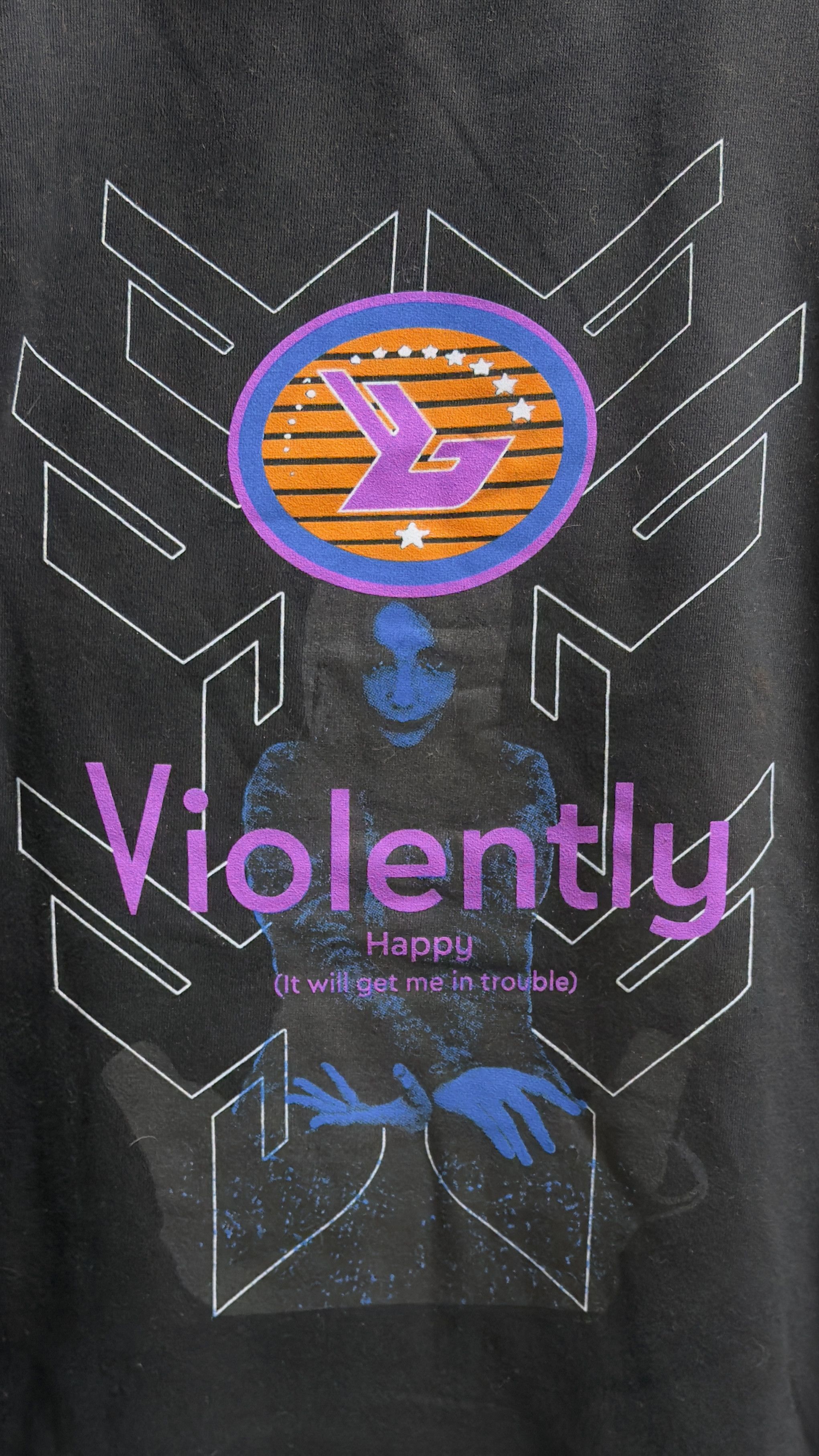 Band Tees Bjork Violently Happy Debut Hoodie Size US XL / EU 56 / 4 - 7 Thumbnail