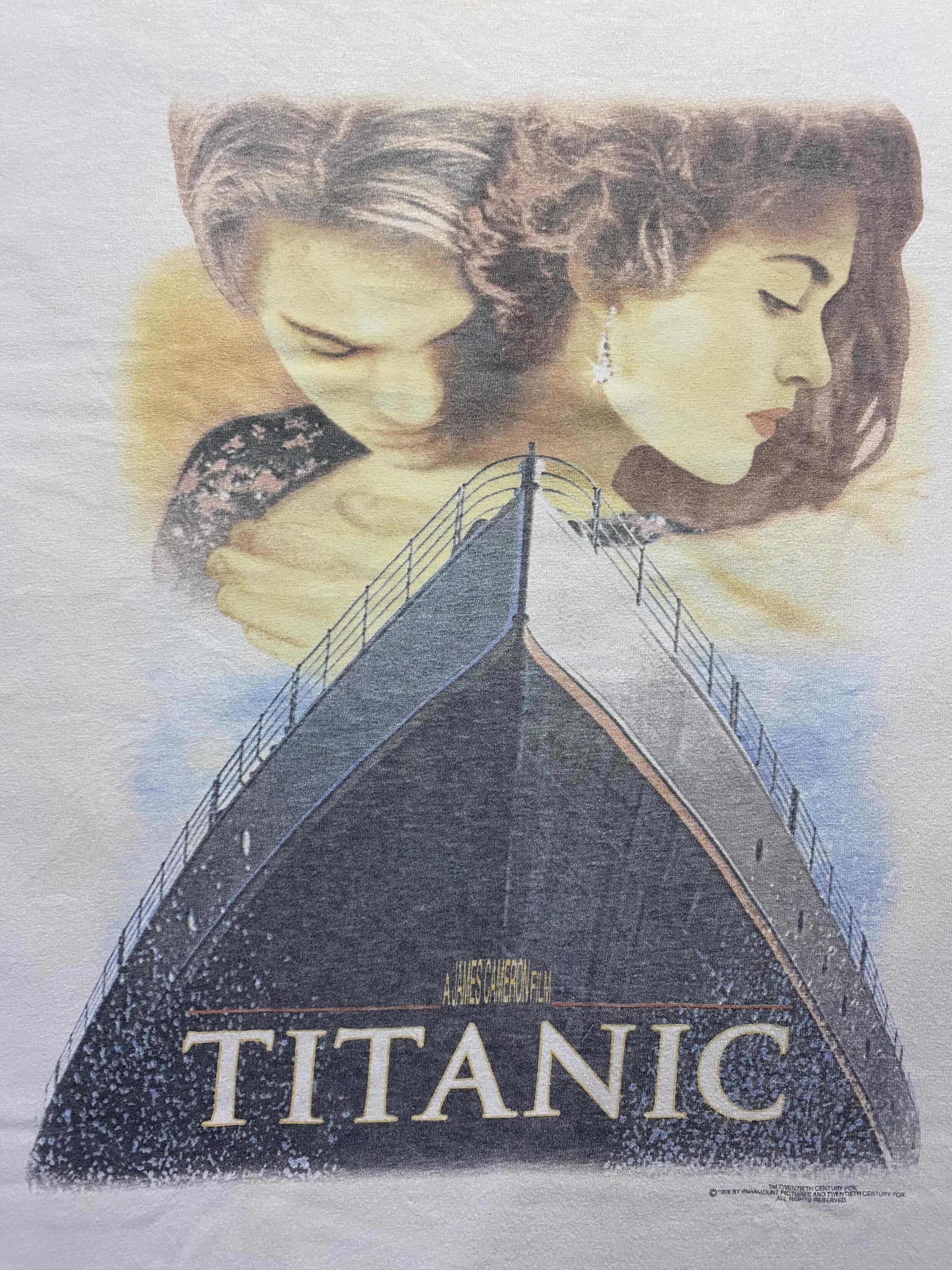 Vintage Titanic James Cameron Promo Movie Paramount Pictures 1998 Size US L / EU 52-54 / 3 - 2 Thumbnail