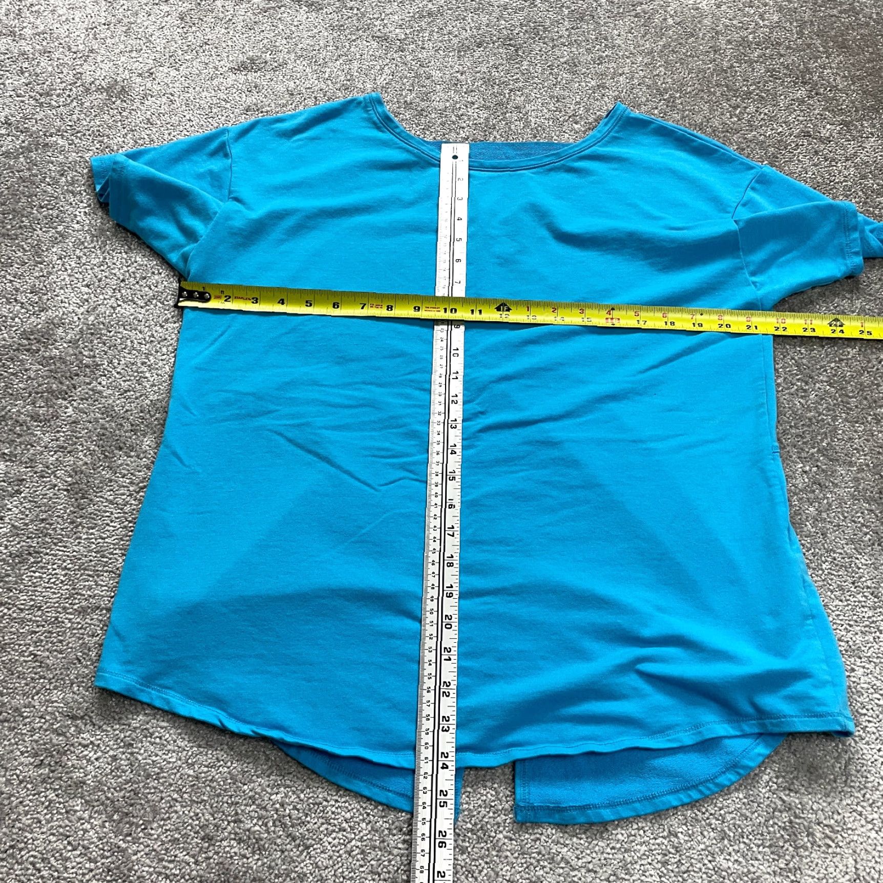 Vintage VINTAGE Chico's Zenergy T-Shirt Women Large Blue Casual Short Sleeve Cotton Modal Spandex 90s Size L / US 10 / IT 46 - 2 Thumbnail