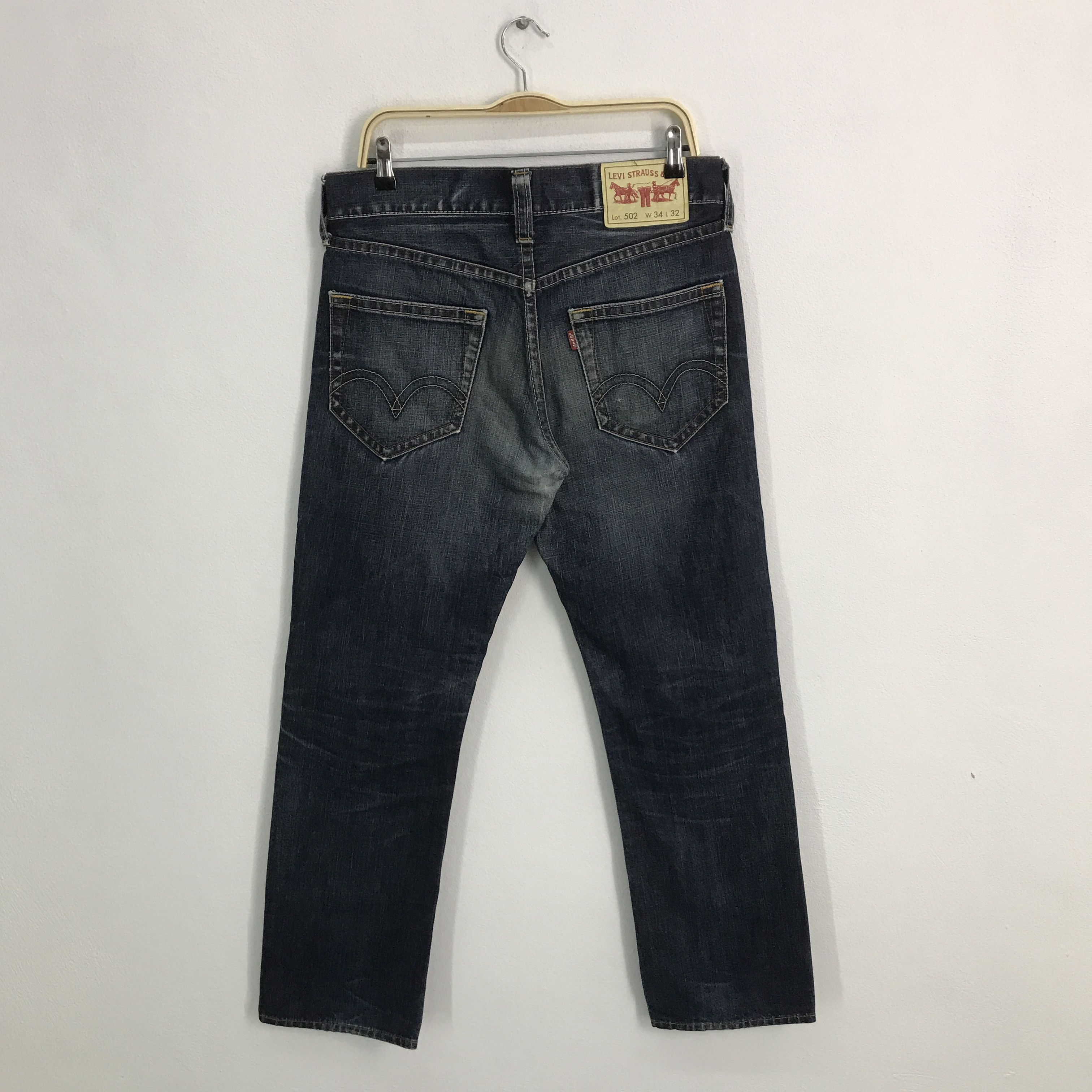 Levi's levi's blue faded denim jeans pants Size US 33 - 2 Thumbnail