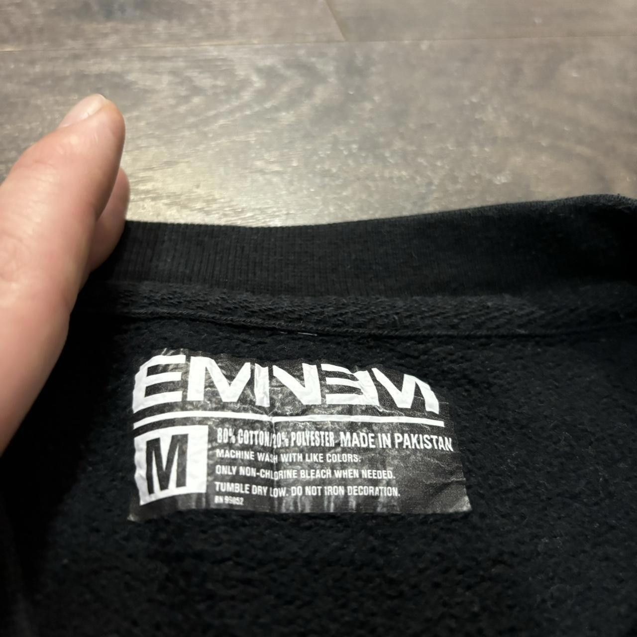 Designer Eminem E logo crewneck sweatshirt M Size US M / EU 48-50 / 2 - 4 Thumbnail